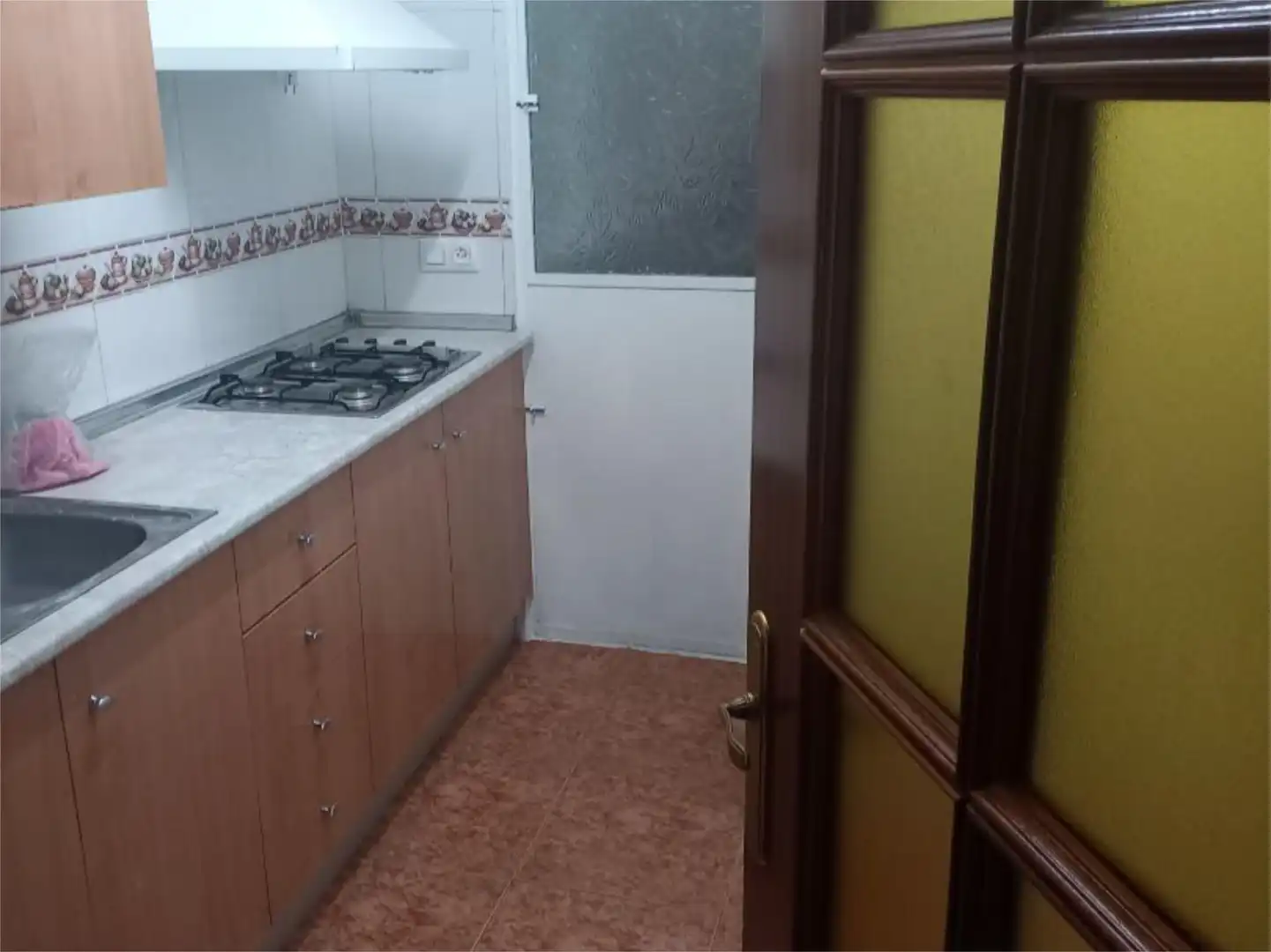 Kitchen of Flat for sale in Peñaflor  with Terrace, Furnished and Balcony