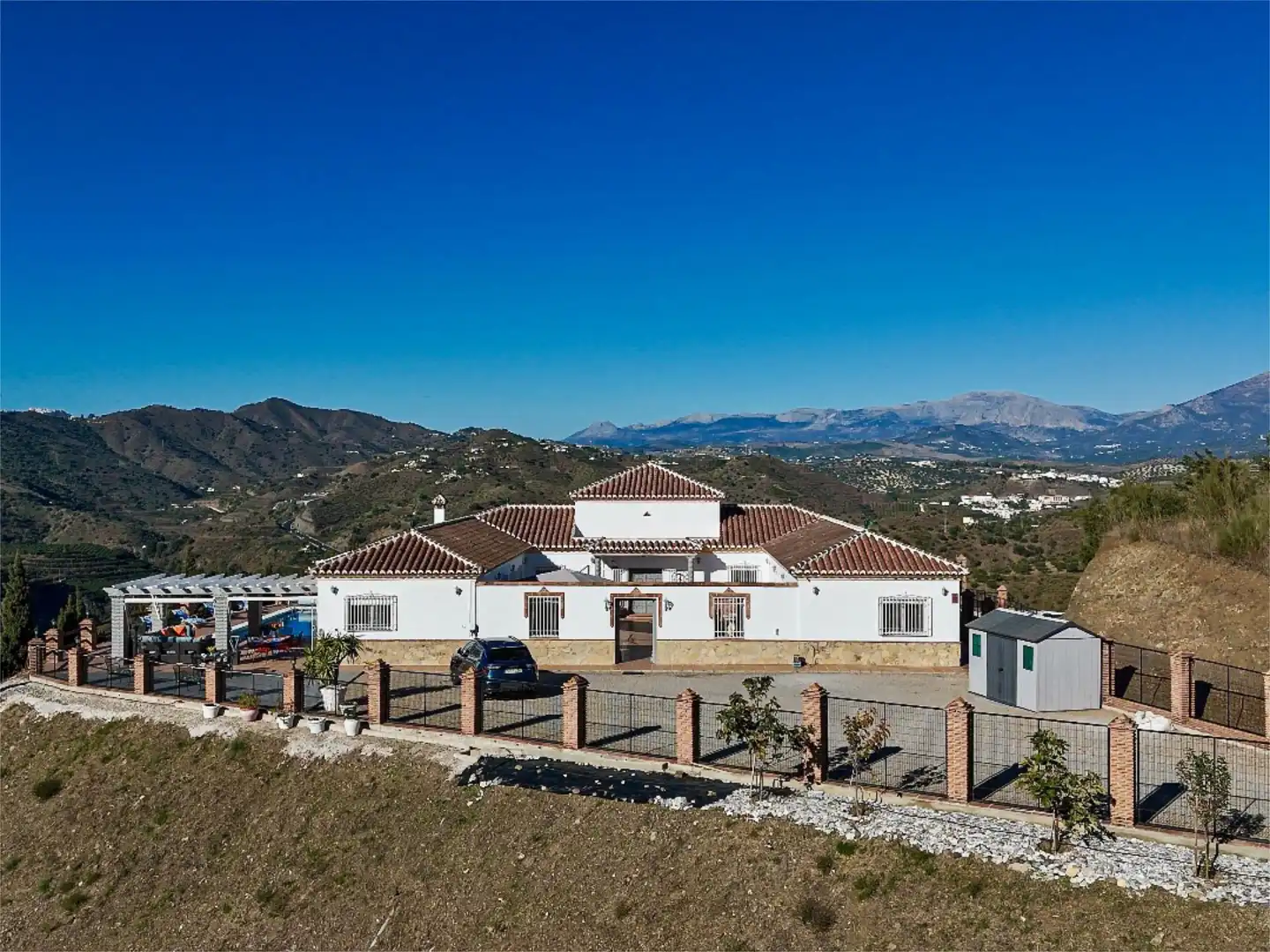 Country homes for sale in Plaza de la Constitucion, 13, Canillas de Aceituno Exterior view of Country homes for sale in Canillas de Aceituno with Air Conditioner, Terrace and Swimming Pool