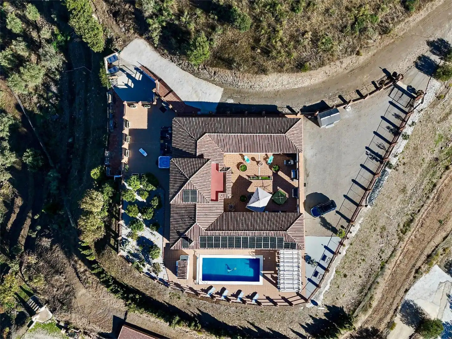 Country homes for sale in Plaza de la Constitucion, 13, Canillas de Aceituno Exterior view of Country homes for sale in Canillas de Aceituno with Air Conditioner, Terrace and Swimming Pool