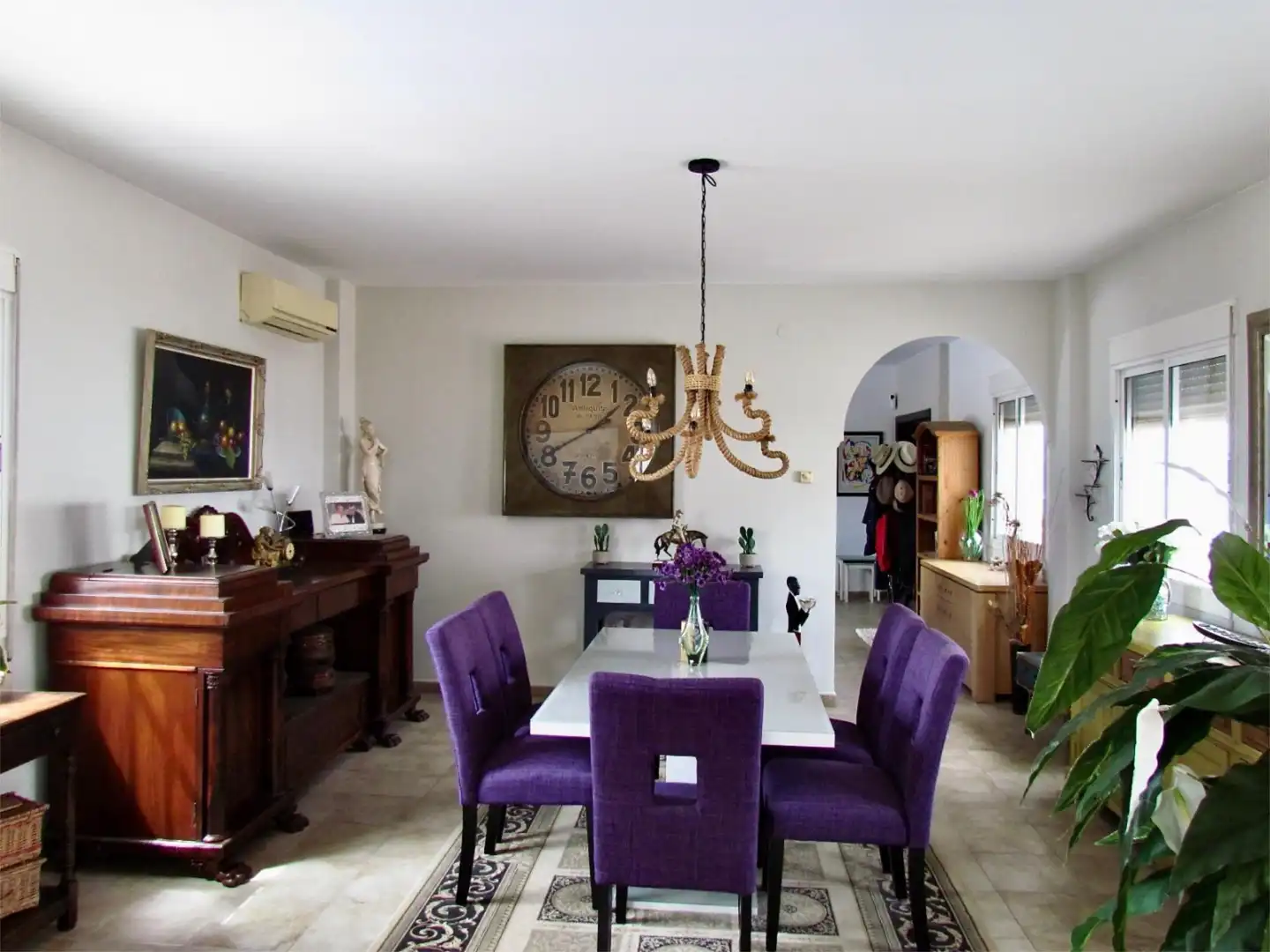 Country homes for sale in Plaza de la Constitucion, 13, Canillas de Aceituno Dining room of Country homes for sale in Canillas de Aceituno with Air Conditioner, Terrace and Swimming Pool