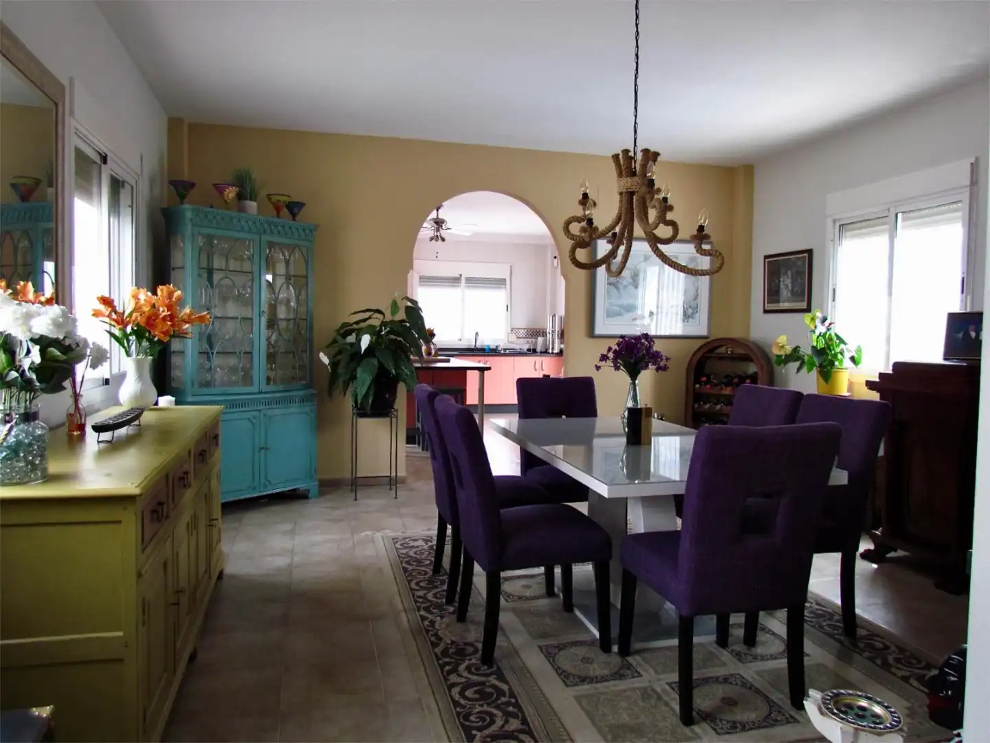 Country homes for sale in Plaza de la Constitucion, 13, Canillas de Aceituno Dining room of Country homes for sale in Canillas de Aceituno with Air Conditioner, Terrace and Swimming Pool