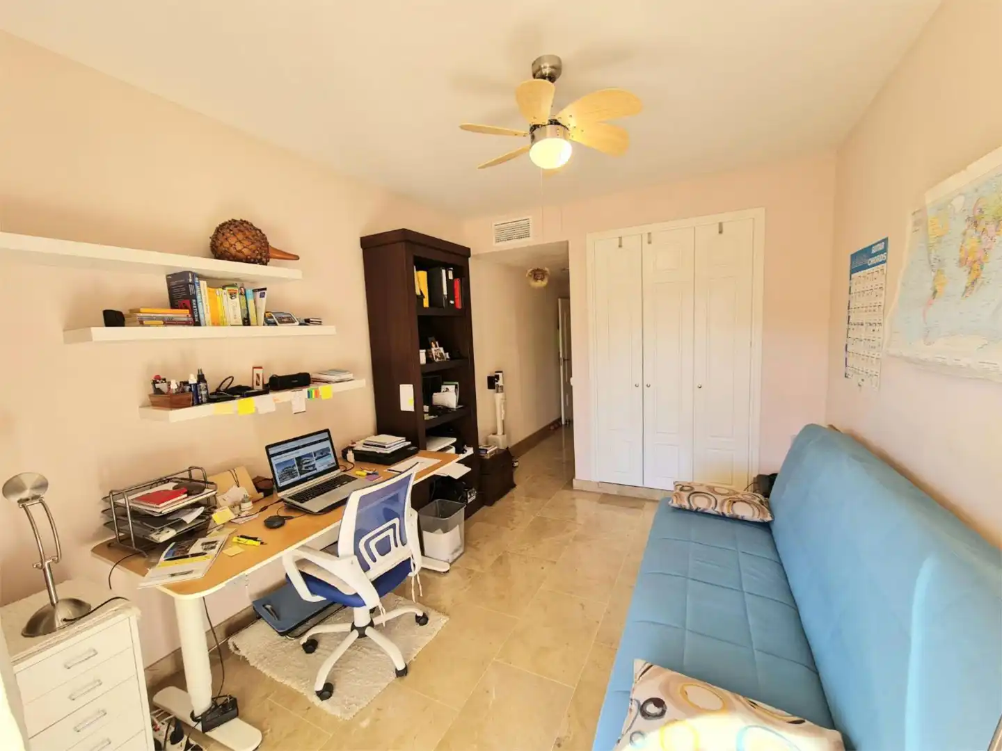 Flat for sale in Jardines de la Duquesa, 39e, La Duquesa Bedroom of Flat for sale in Manilva with Air Conditioner, Terrace and Swimming Pool