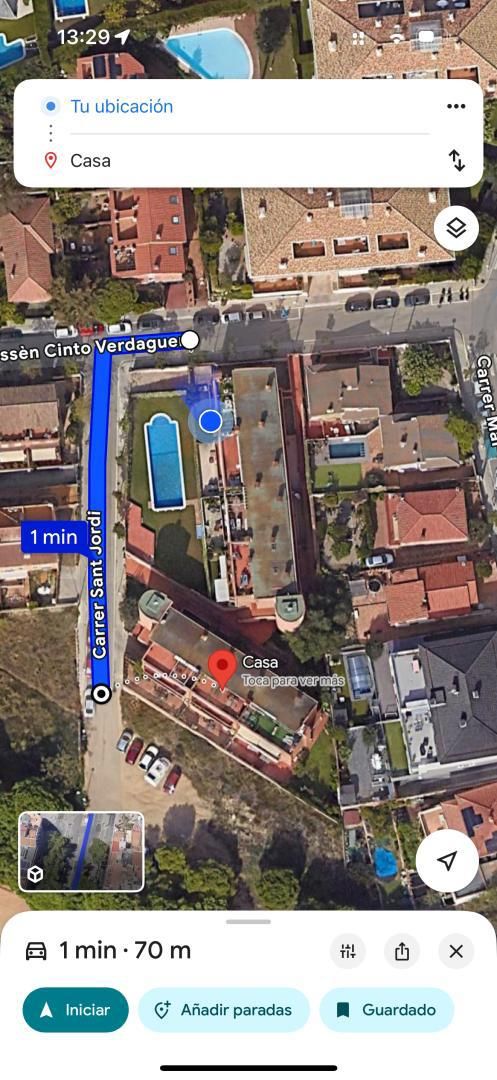 Duplex for sale in Carrer Sant Jordi, 1a, Tiana Exterior view of Duplex for sale in Tiana with Air Conditioner, Terrace and Swimming Pool