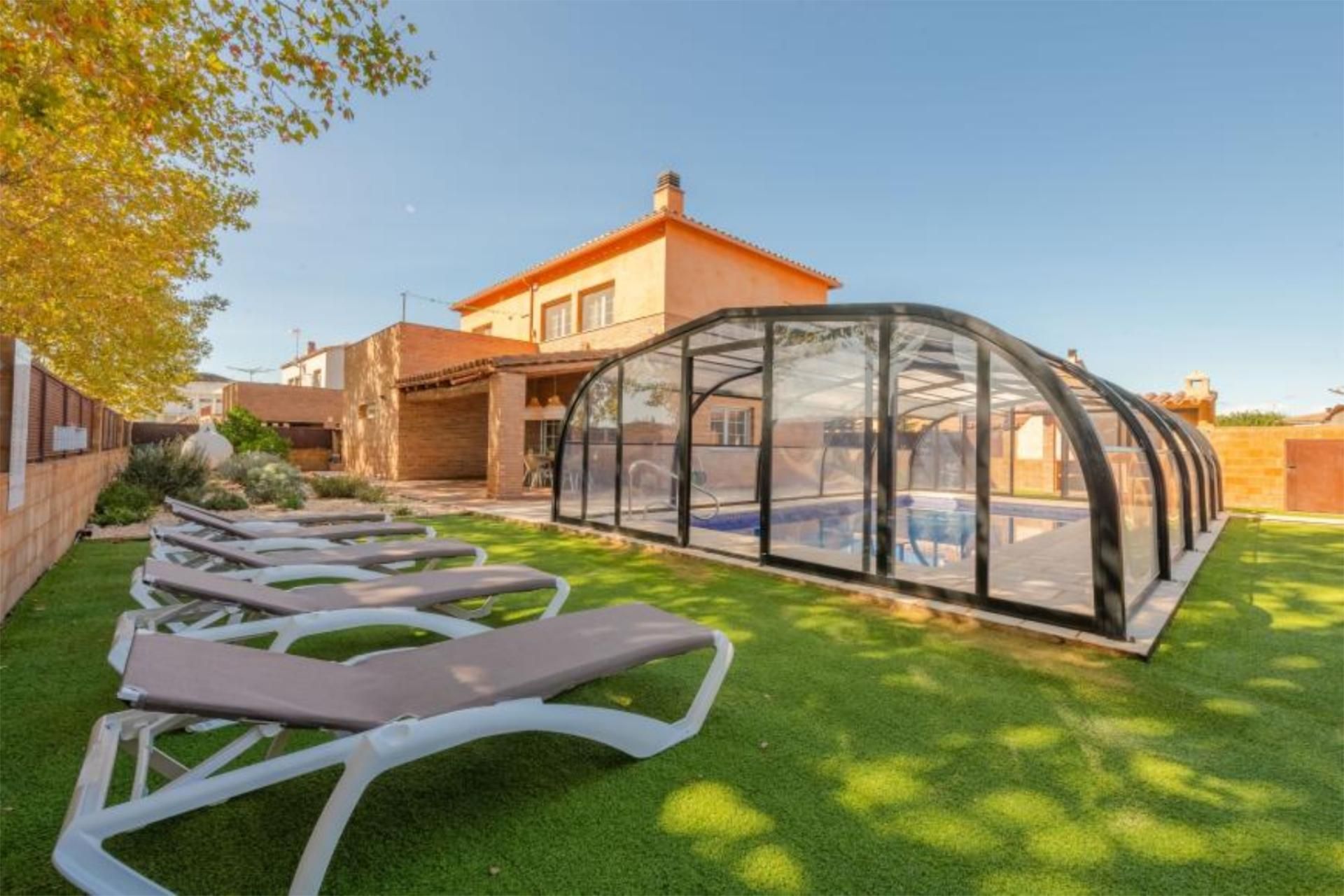 Piscina de Casa o xalet en venda en Saus, Camallera i Llampaies amb Aire condicionat, Terrassa i Piscina