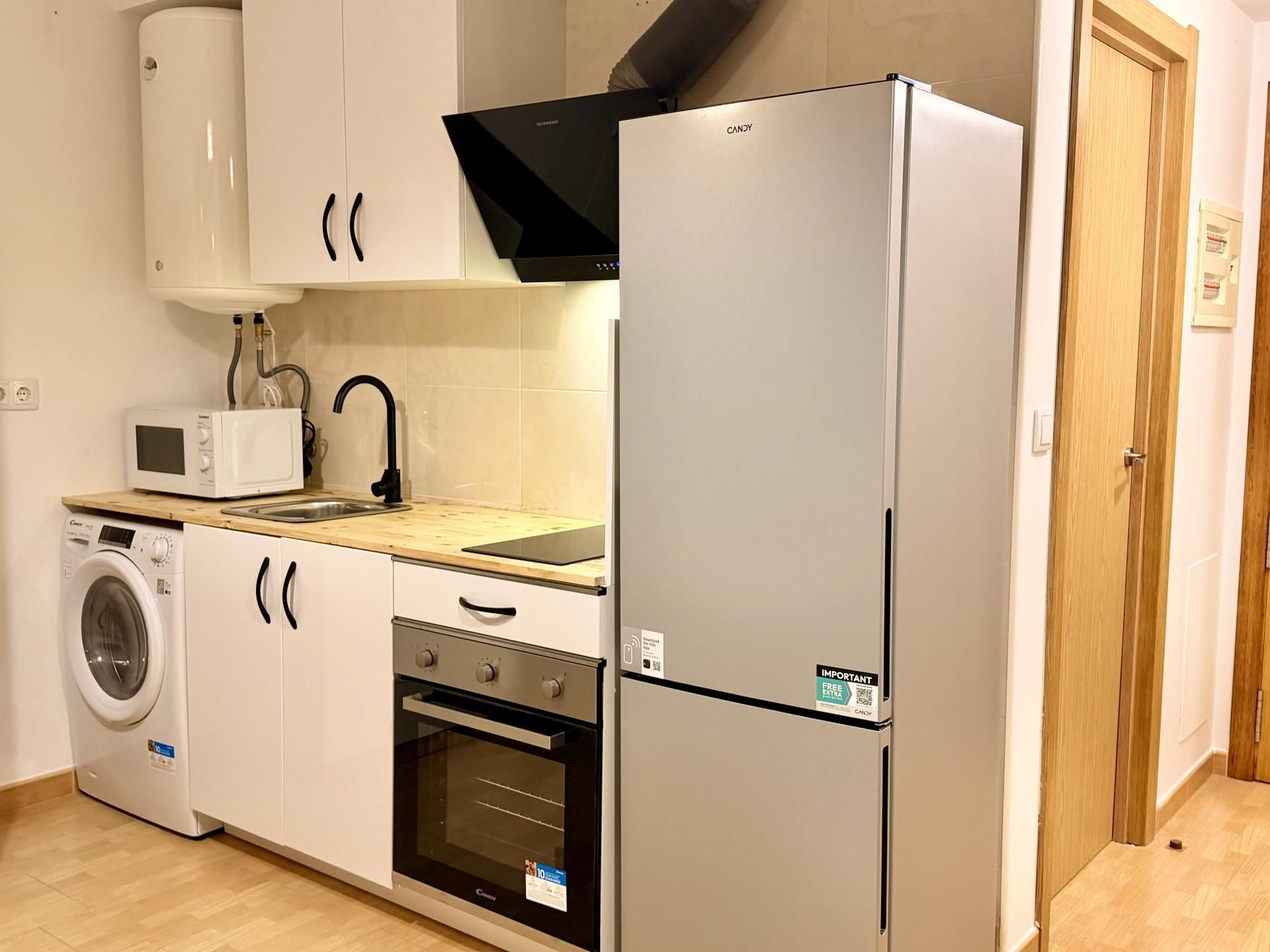 Kitchen of Study to rent in Boiro  with Heating and Furnished