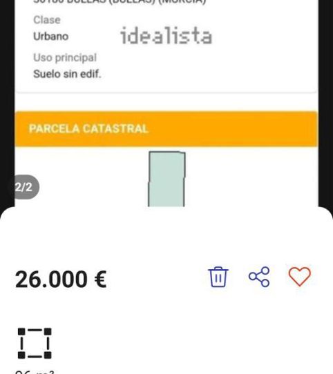 Grundstücke zum Verkauf in Calle Castilla y León, 14, Bullas, Murcia - Bild 2 Foto 2 von Grundstücke zum Verkauf in Calle Castilla y León, 14, Bullas, Murcia