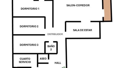 Flat for sale in Avenida Algortako Etorbidea, 9, Neguri, Bizkaia - image 2 Photo 2 of Flat for sale in Avenida Algortako Etorbidea, 9, Neguri, Bizkaia