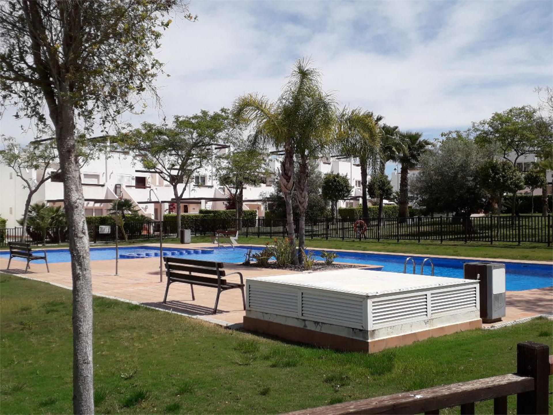 Piscina de Casa adosada en venda en Alhama de Murcia amb Aire condicionat, Terrassa i Piscina