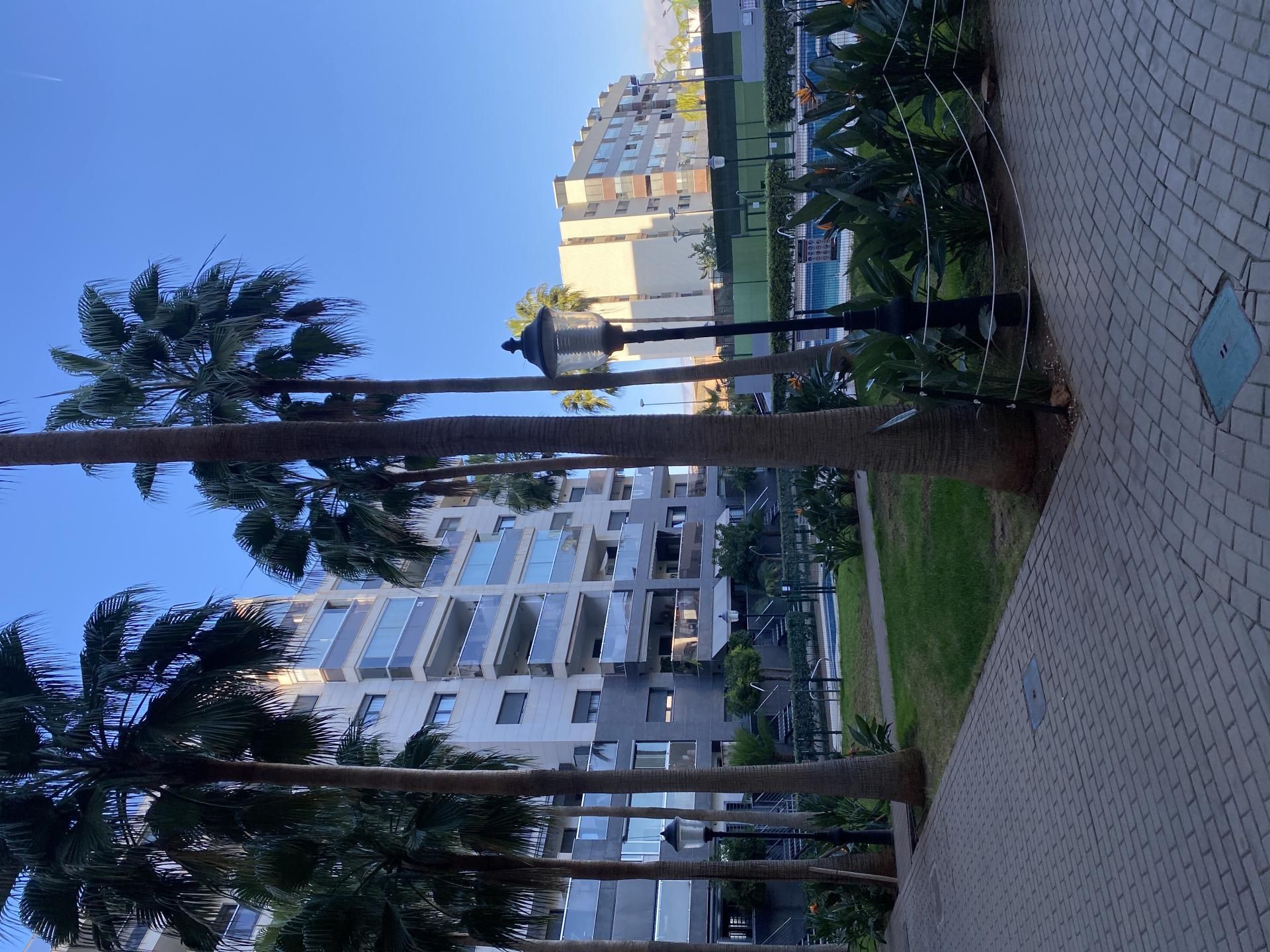 Exterior view of Flat to rent in  Almería Capital  with Air Conditioner, Heating and Private garden