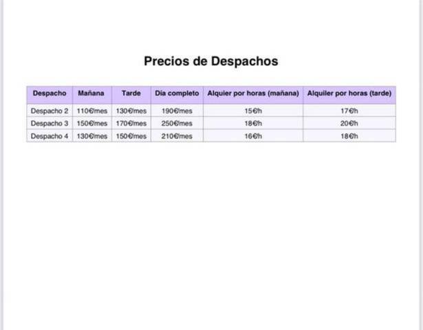 Oficina en Alquiler en Guindalera