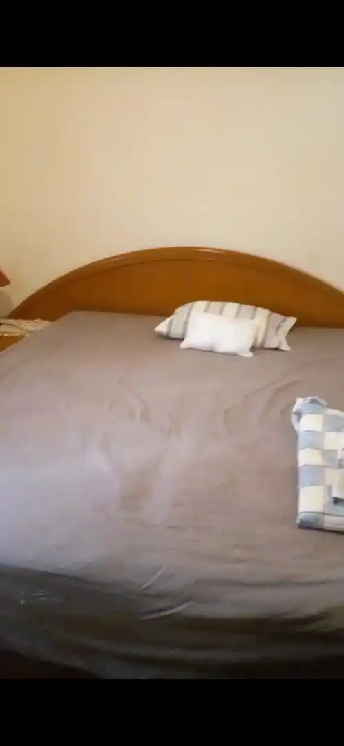 Bedroom of Flat for share in Madrid  with Furnished, Washing machine and Microwave