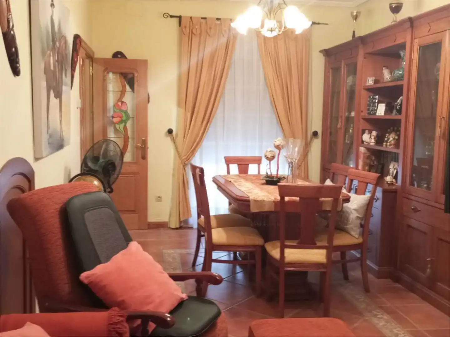 Esszimmer von Wohnung zum Verkauf in Marmolejo mit Klimaanlage, Heizung und Privatgarten