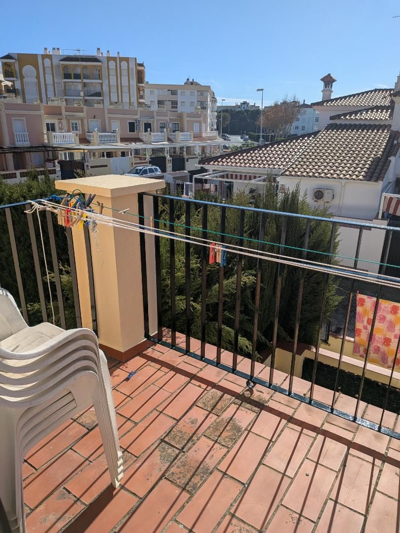 Casa adosada en venda a Calle Focha, 10, El Portil Terrassa de Casa adosada en venda en El Portil amb Aire condicionat i Balcó