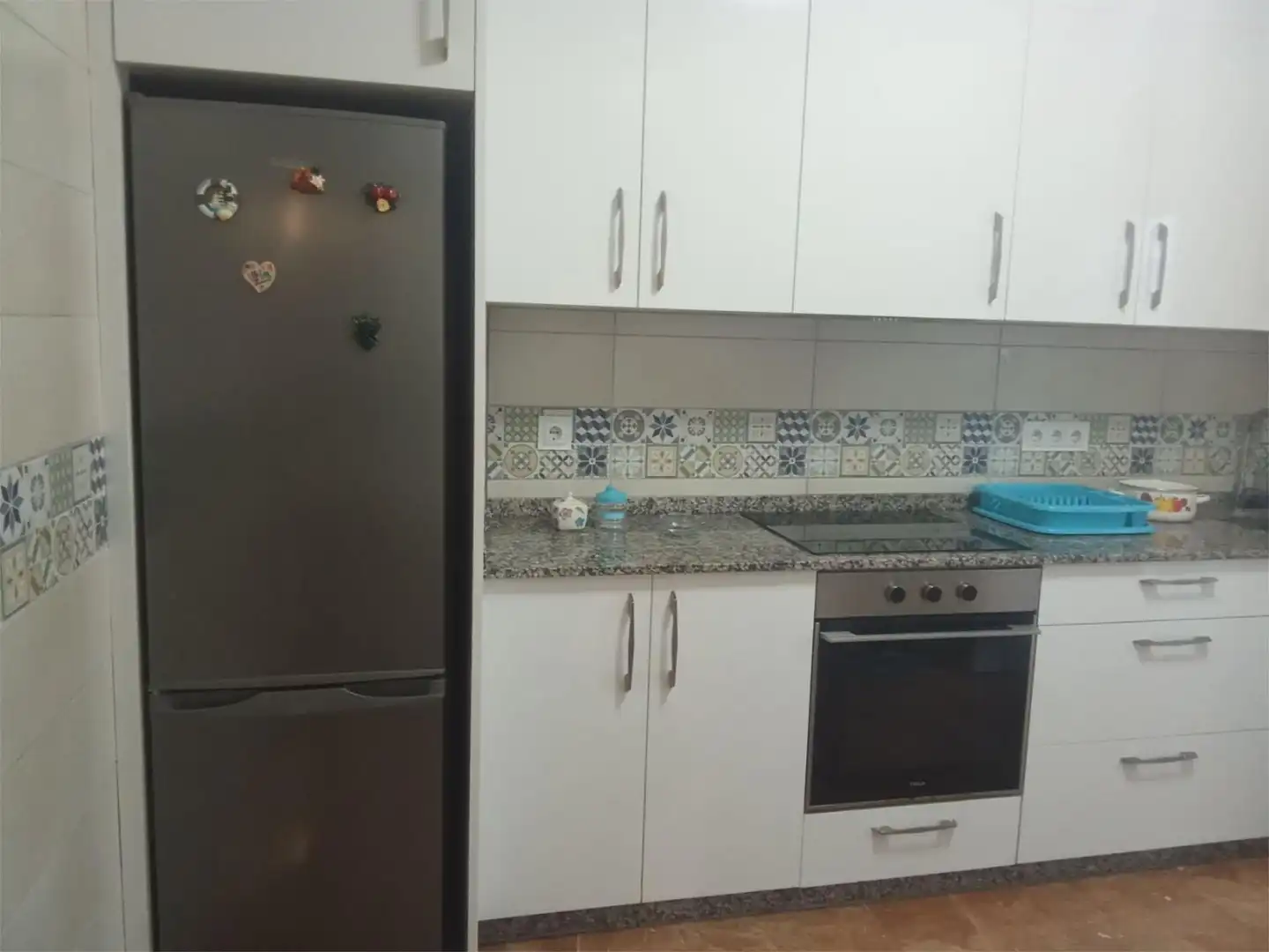 Kitchen of Flat for rent in Ferrol  with Heating, Parquet flooring and Furnished