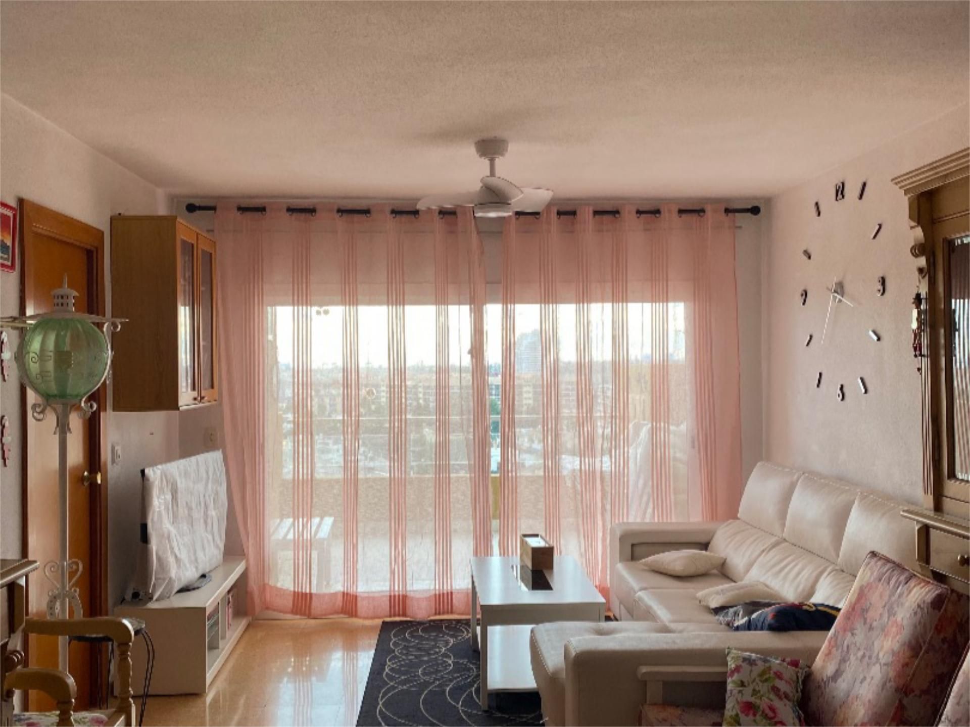Living room of Flat to rent in Canet d'En Berenguer  with Terrace, Furnished and Video intercom