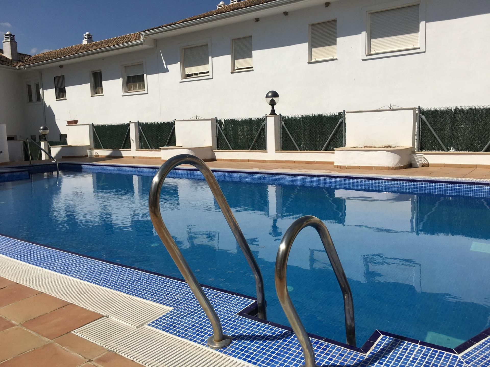 Swimming pool of Flat to rent in Sanlúcar la Mayor  with Air Conditioner, Heating and Storage room