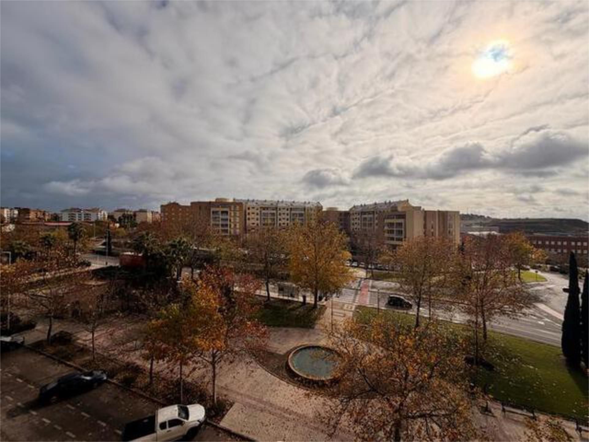 Exterior view of Flat for sale in Cáceres Capital  with Heating, Private garden and Terrace