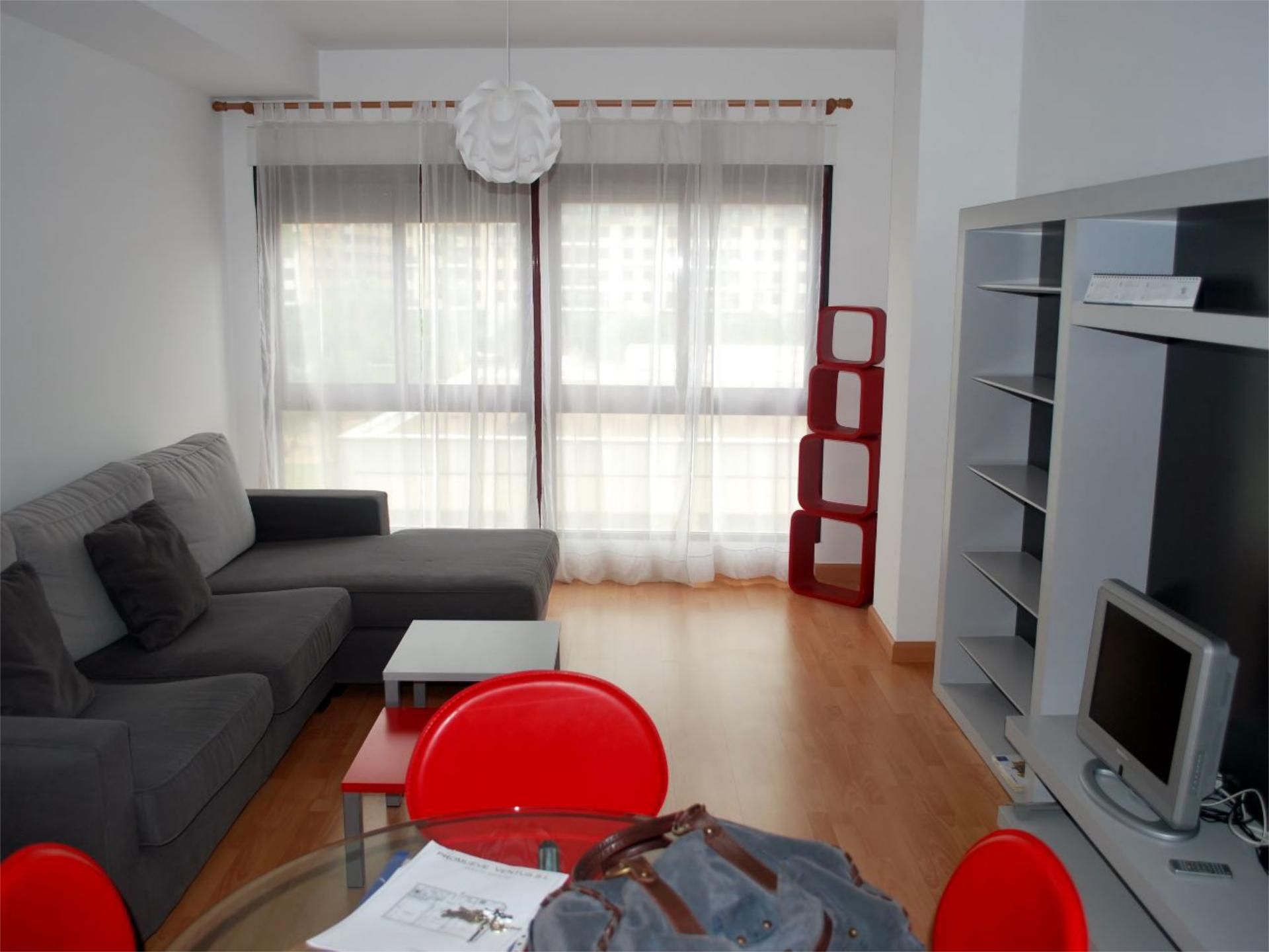 Piso de alquiler en Carrer Michalovce, 39, El Pilar Sala de estar de Piso de alquiler en Vila-real con Aire acondicionado, Calefacción y Jardín privado