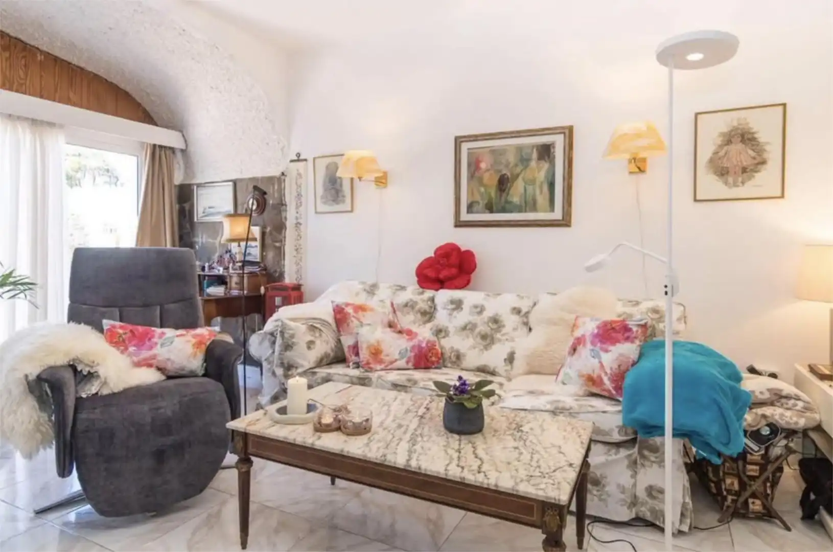 Casa o chalet en venta en Avenida Francisco Navarro Navarro, 14, Arguineguín Sala de estar de Casa o chalet en venta en Mogán con Aire acondicionado, Calefacción y Jardín privado