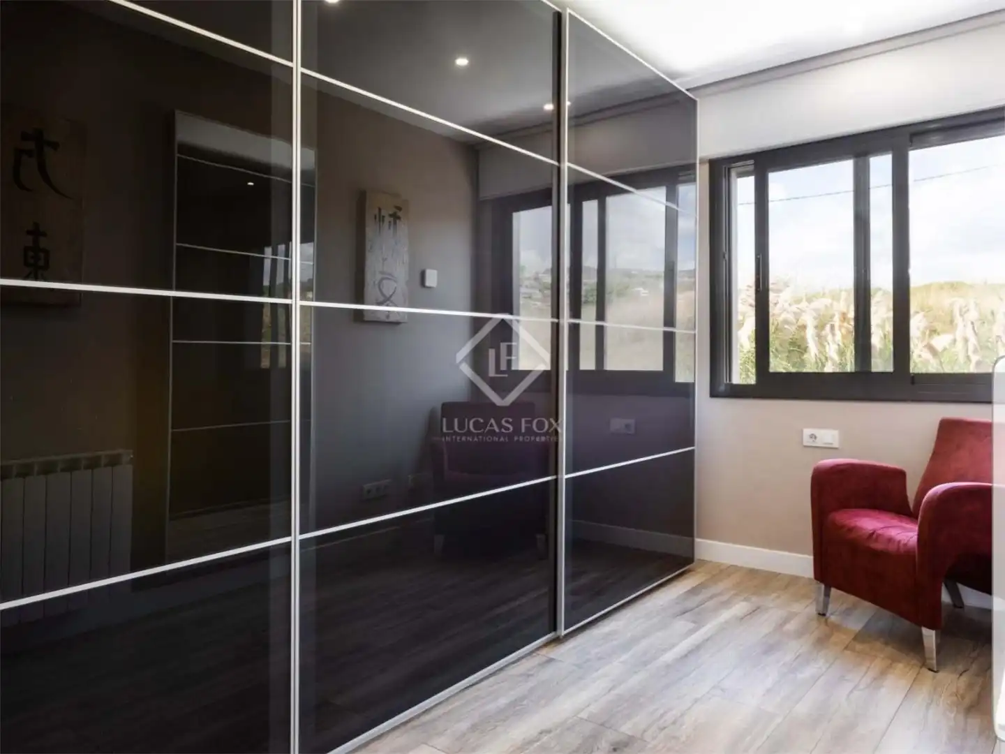 Schlafzimmer von Wohnung zum Verkauf in Sant Andreu de Llavaneres mit Klimaanlage, Terrasse und Balkon