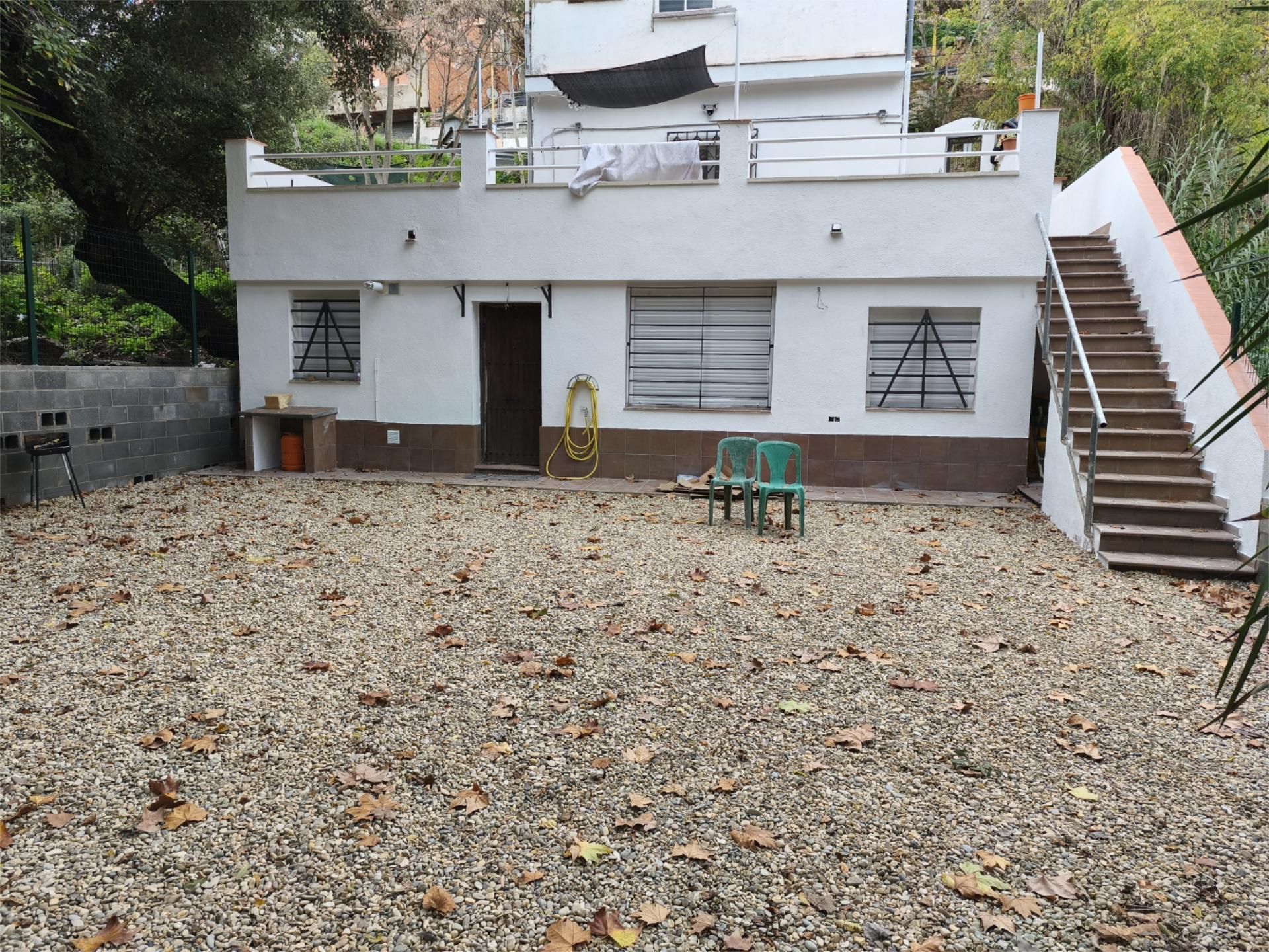 Vista exterior de Pis de lloguer en  Barcelona Capital amb Jardí privat