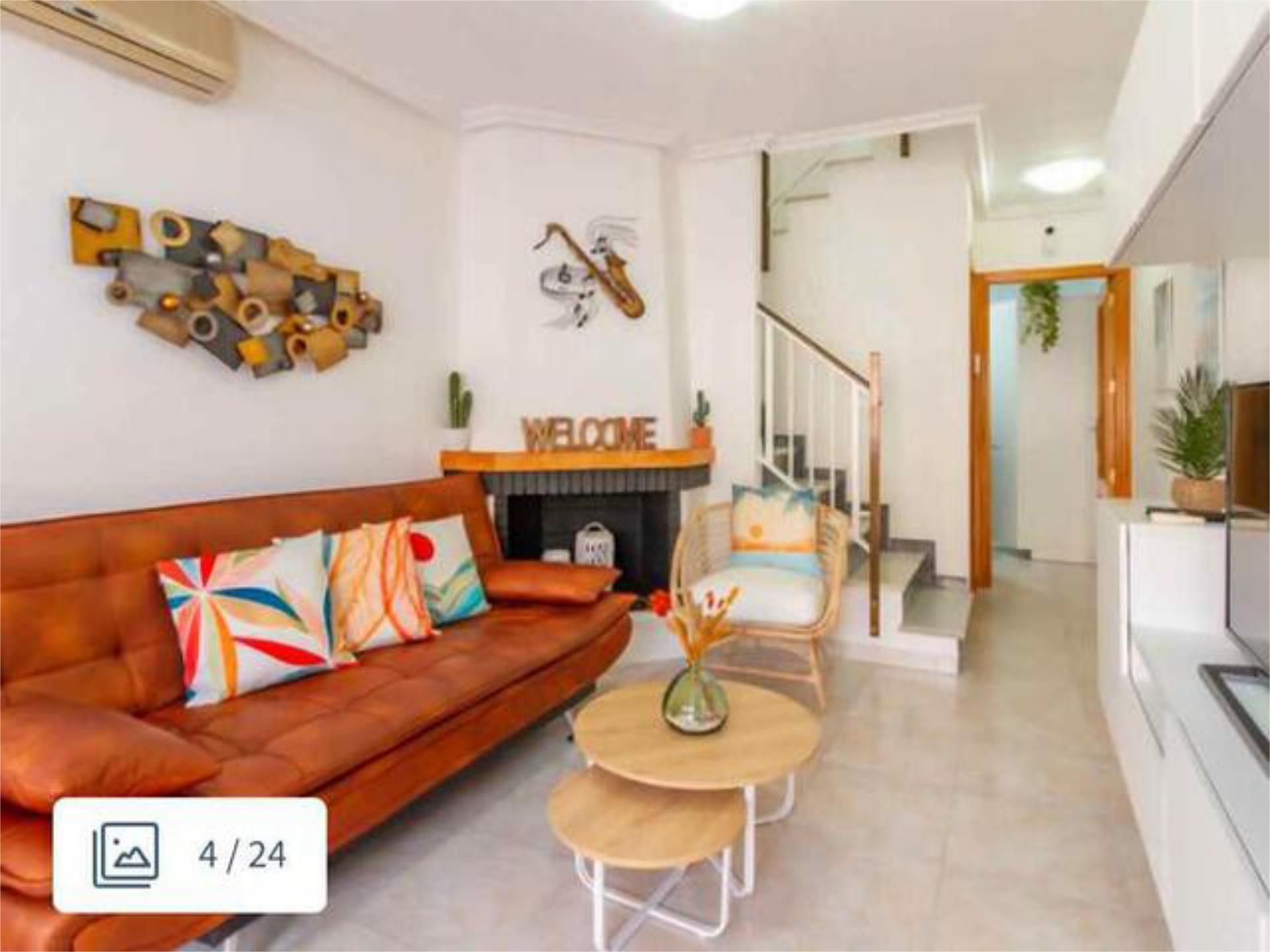 Sala d'estar de Casa o xalet en venda en Santa Pola amb Terrassa i Piscina