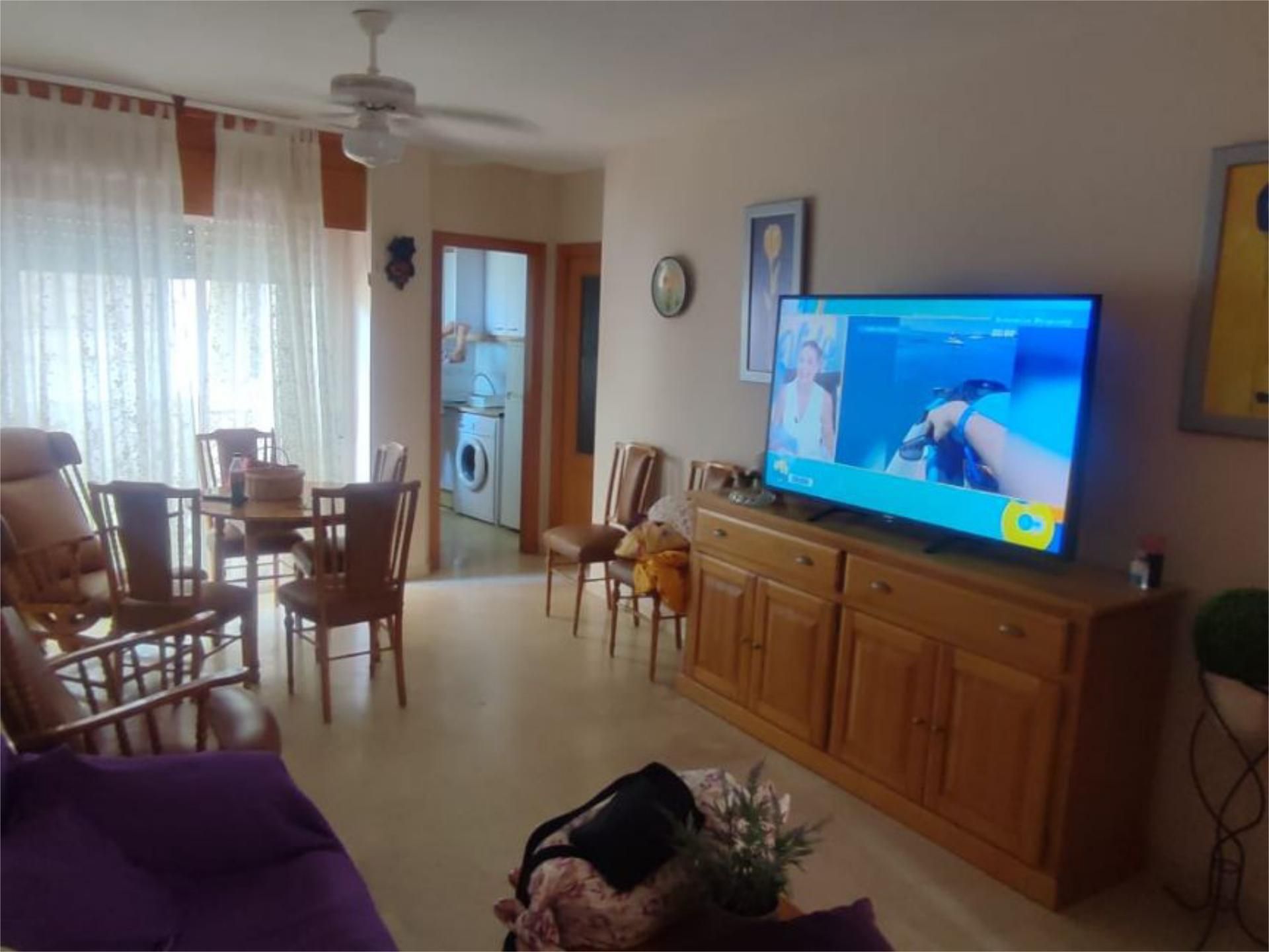 Living room of Flat to rent in Torrenueva Costa  with Terrace, Furnished and Balcony