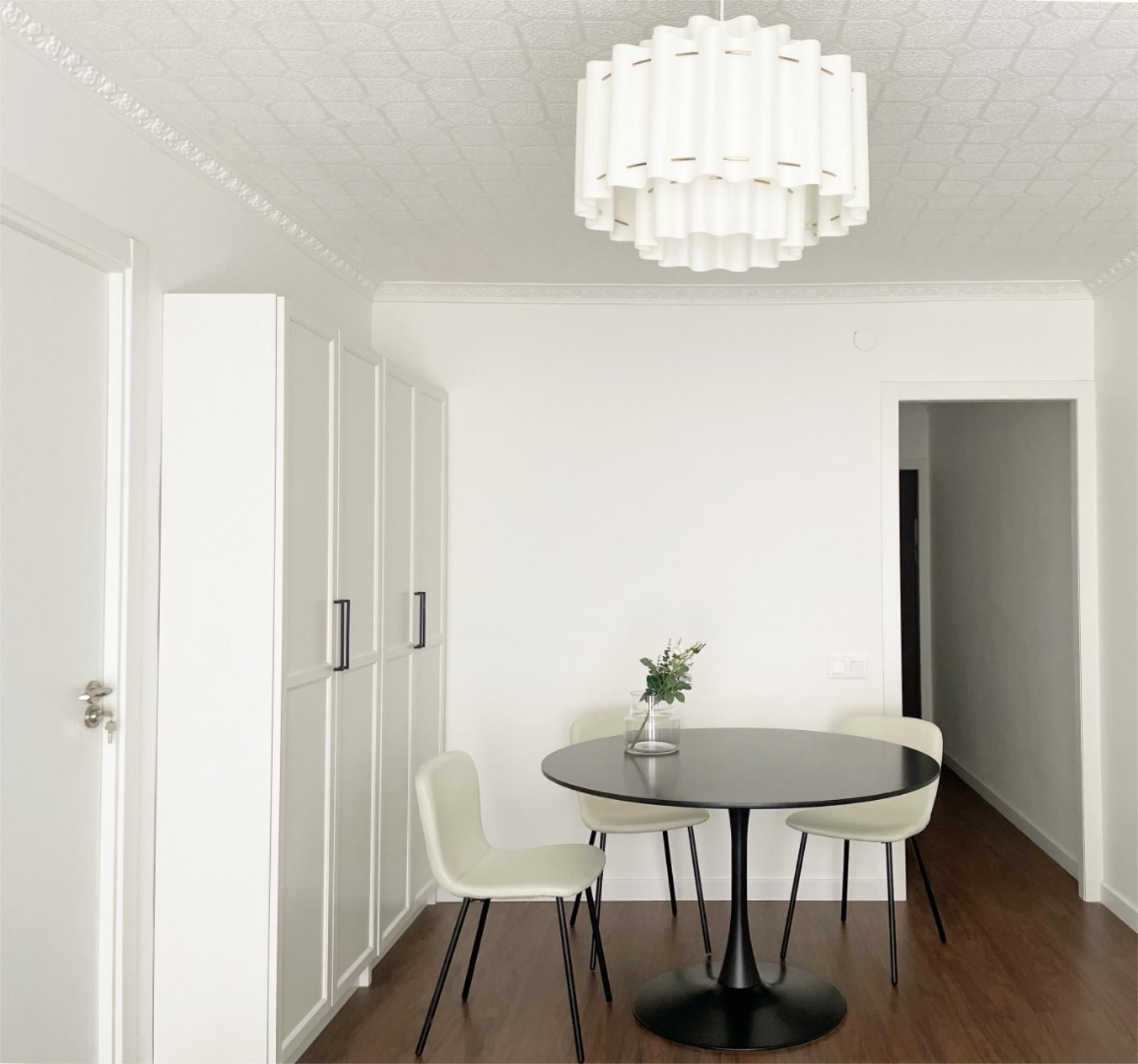 Menjador de Pis en venda en El Prat de Llobregat amb Parquet, Terrassa i Moblat