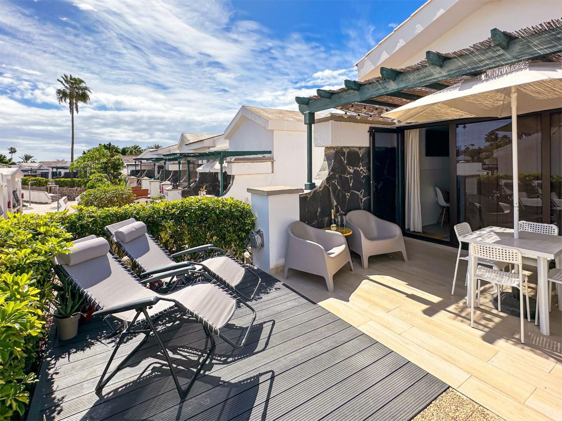 Single-family semi-detached to rent in Avenida Touroperador Kuoni, 23, San Bartolomé de Tirajana Terrace of Single-family semi-detached to rent in San Bartolomé de Tirajana with Air Conditioner, Terrace and Swimming Pool