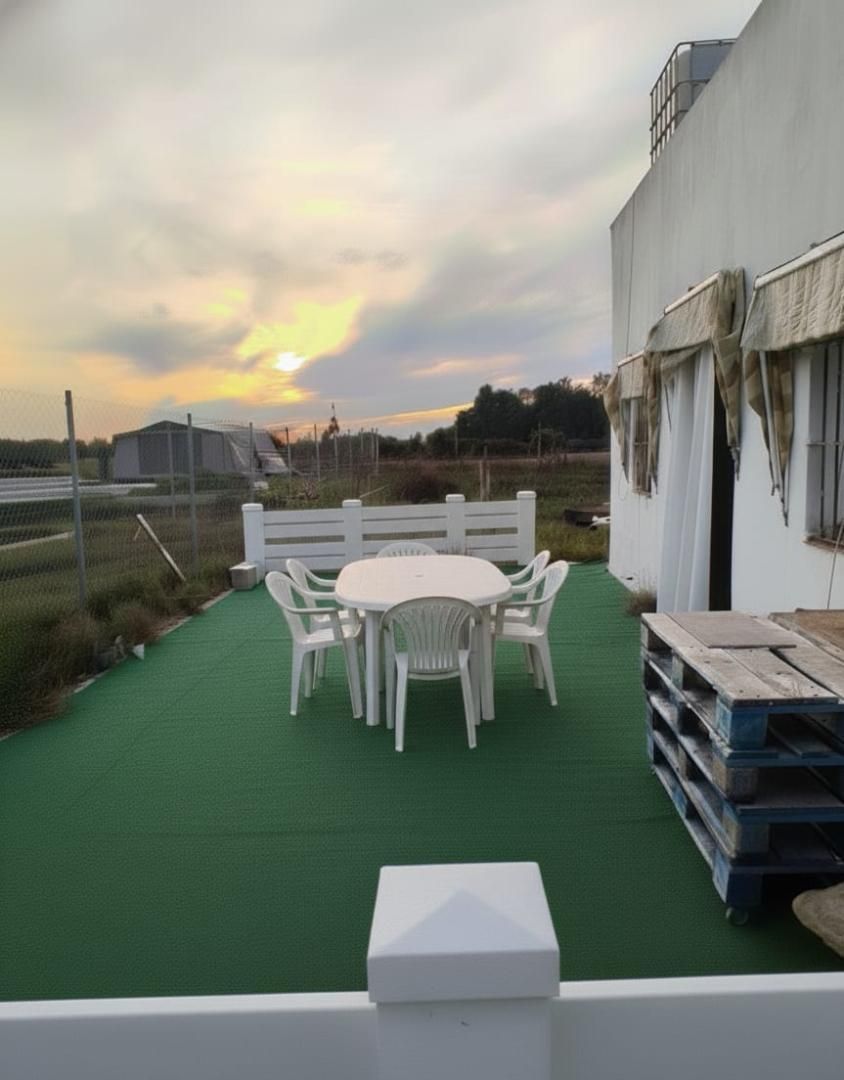 Finca rústica de lloguer a Calle Santa Clara, Marchena Terrassa de Finca rústica de lloguer en Marchena amb Jardí privat, Parquet i Terrassa