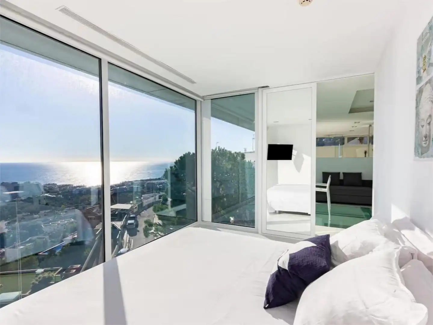 Detached homes for rent in Carrer Malvasia, 46, Levantina - Montgavina - Quintmar Bedroom of Detached homes for rent in Sitges with Air Conditioner, Heating and Private garden