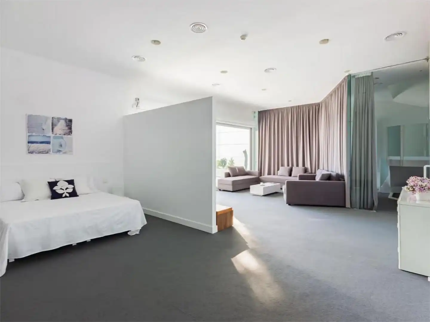 Detached homes for rent in Carrer Malvasia, 46, Levantina - Montgavina - Quintmar Bedroom of Detached homes for rent in Sitges with Air Conditioner, Heating and Private garden