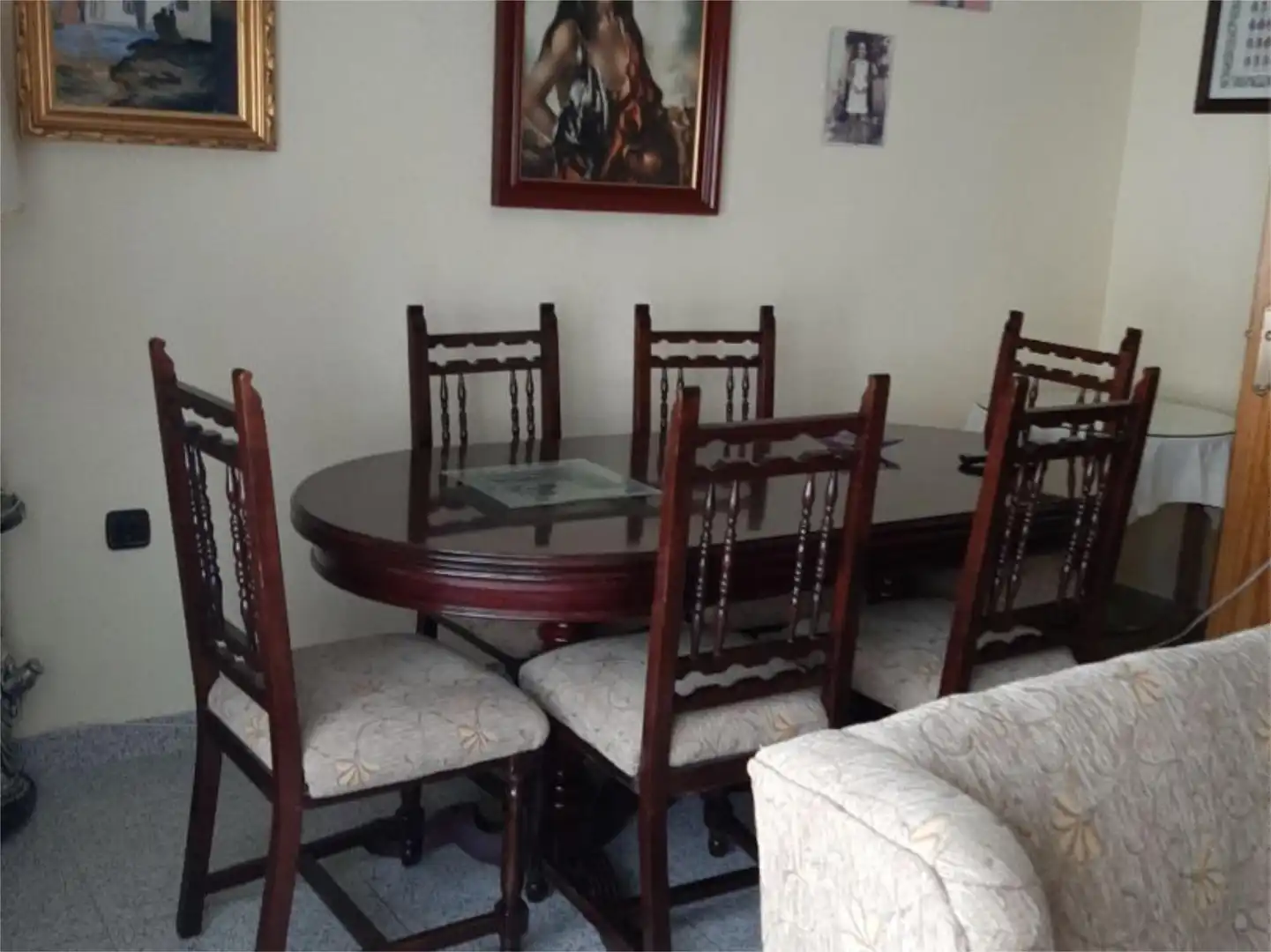 Piso en venta en Avenida Valencia, 113, Villanueva del Arzobispo Comedor de Piso en venta en Villanueva del Arzobispo con Aire acondicionado, Calefacción y Amueblado