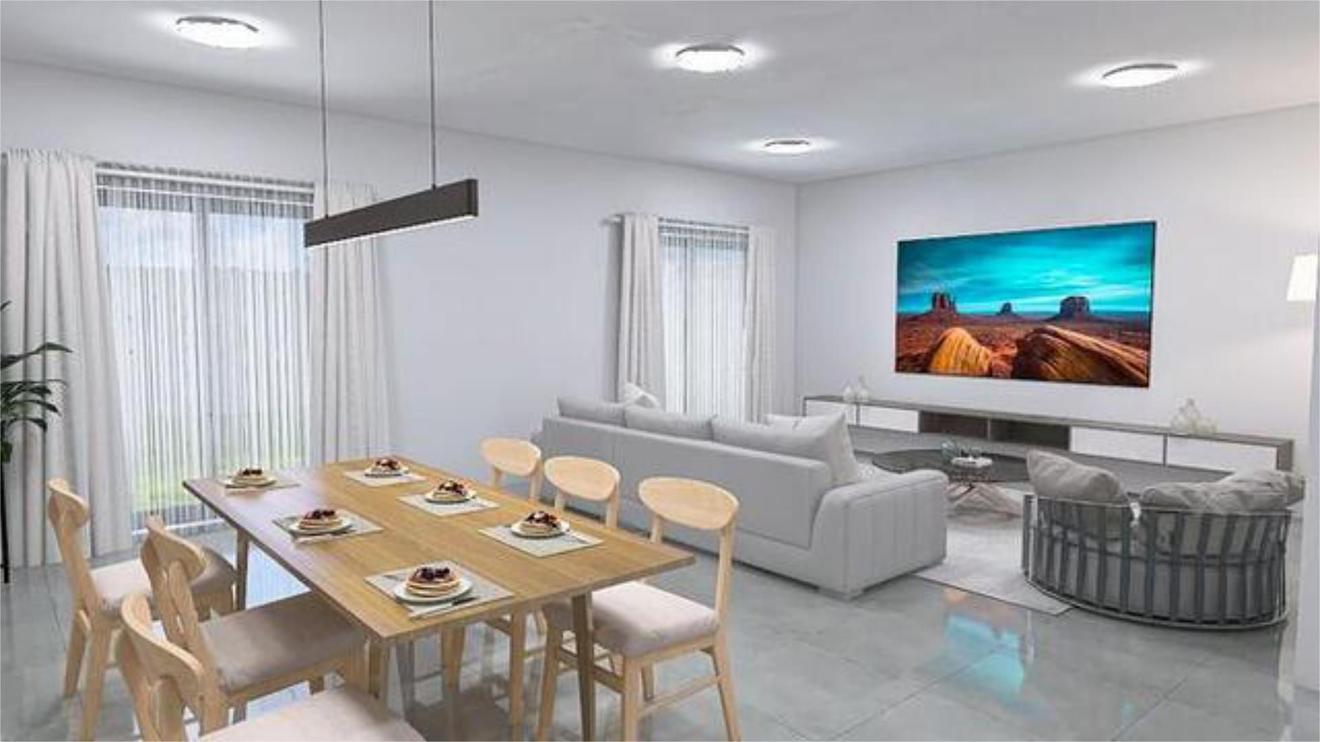 Casa adosada en venda a Olías del Rey Sala d'estar de Casa adosada en venda en Olías del Rey amb Calefacció, Jardí privat i Terrassa