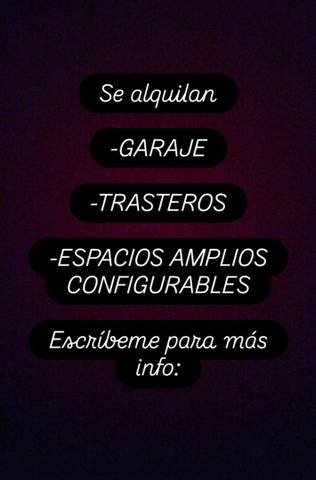 Garaje en Alquiler en Calle Isabel la Católica, 39A en Motilla del Palancar