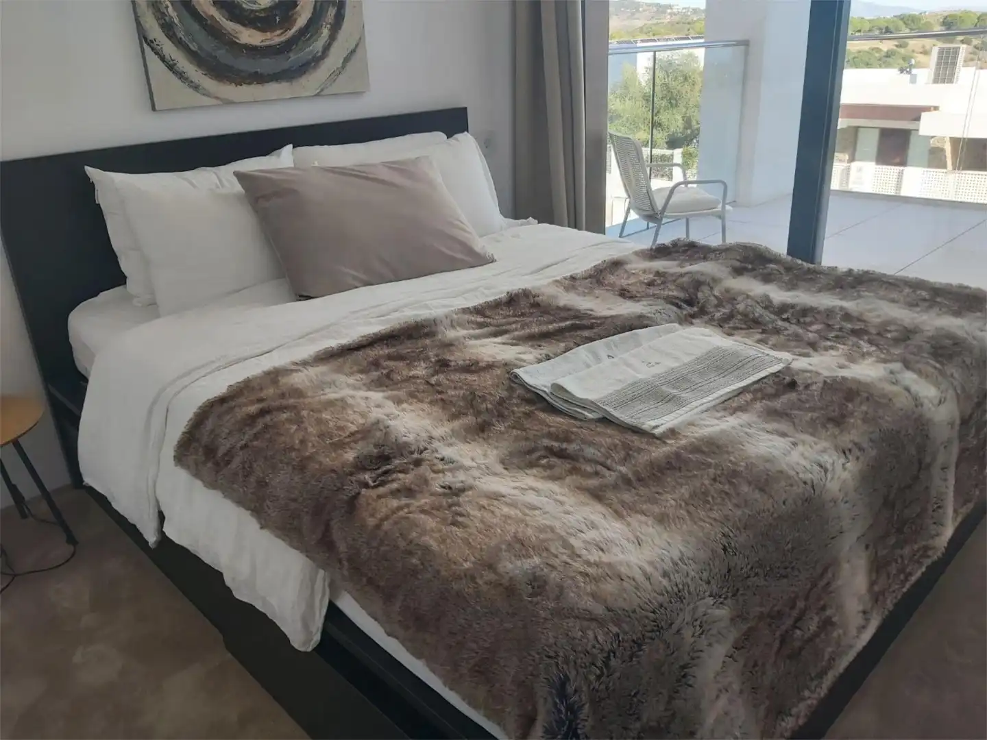 Bedroom of Flat for sale in Estepona  with Terrace, Swimming Pool and Balcony