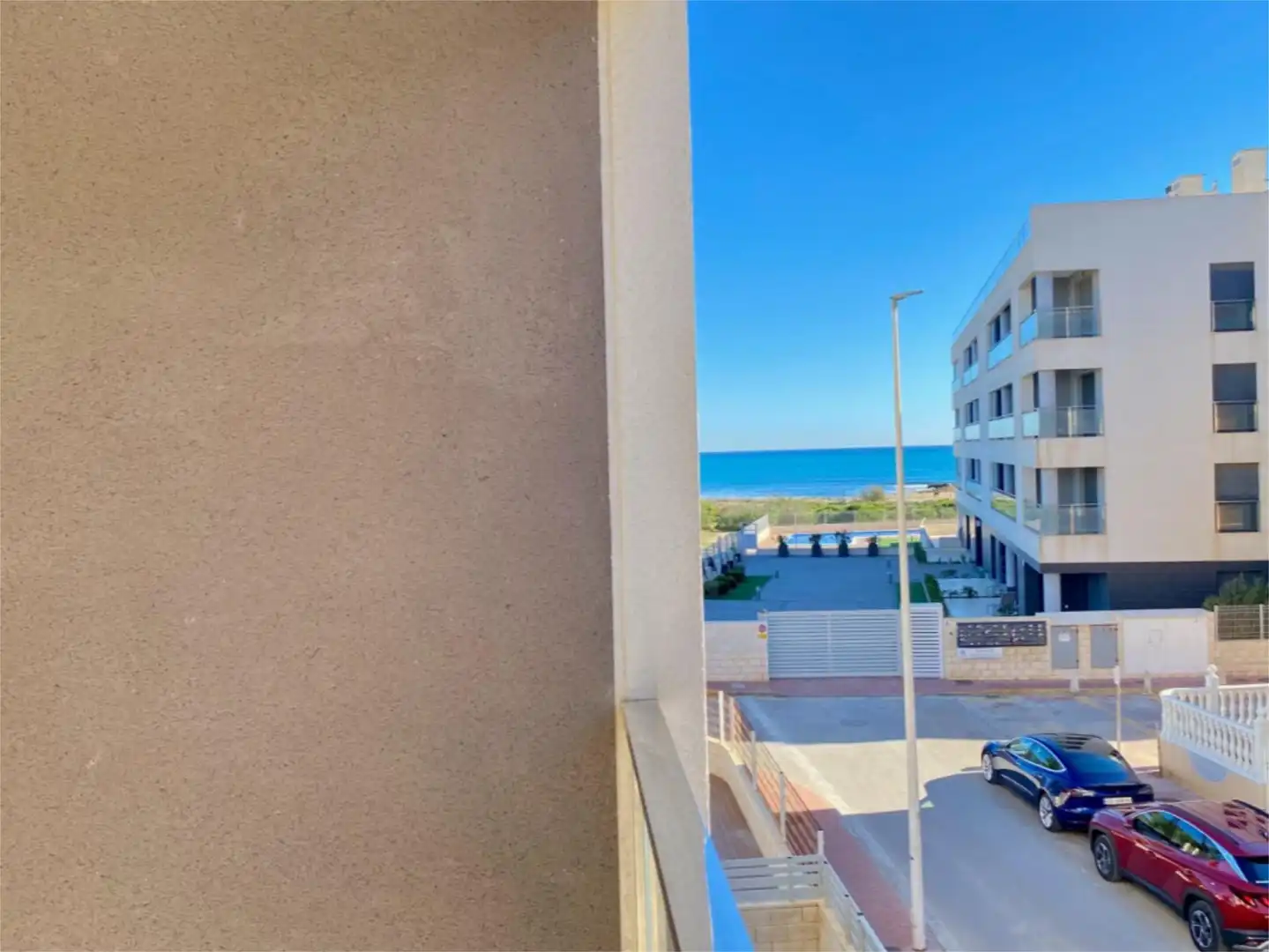 Flat for sale in Via Augusta, 8, El Moncayo - El Pòrtic Exterior view of Flat for sale in Guardamar del Segura with Air Conditioner, Swimming Pool and Furnished