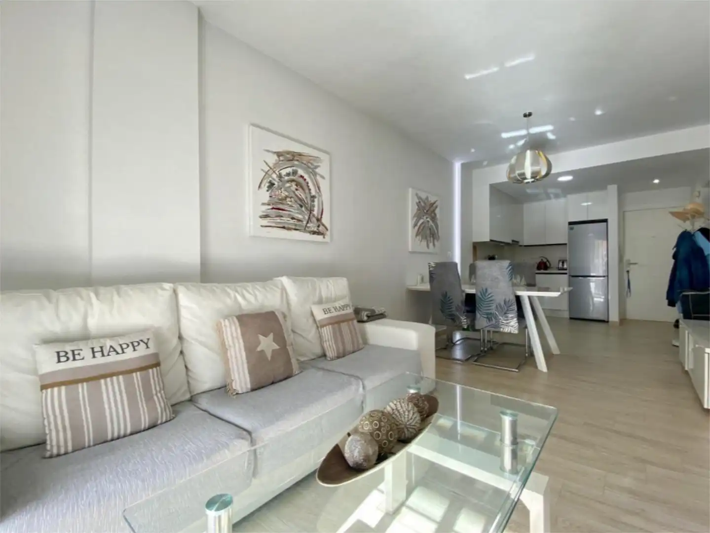 Flat for sale in Via Augusta, 8, El Moncayo - El Pòrtic Living room of Flat for sale in Guardamar del Segura with Air Conditioner, Swimming Pool and Furnished