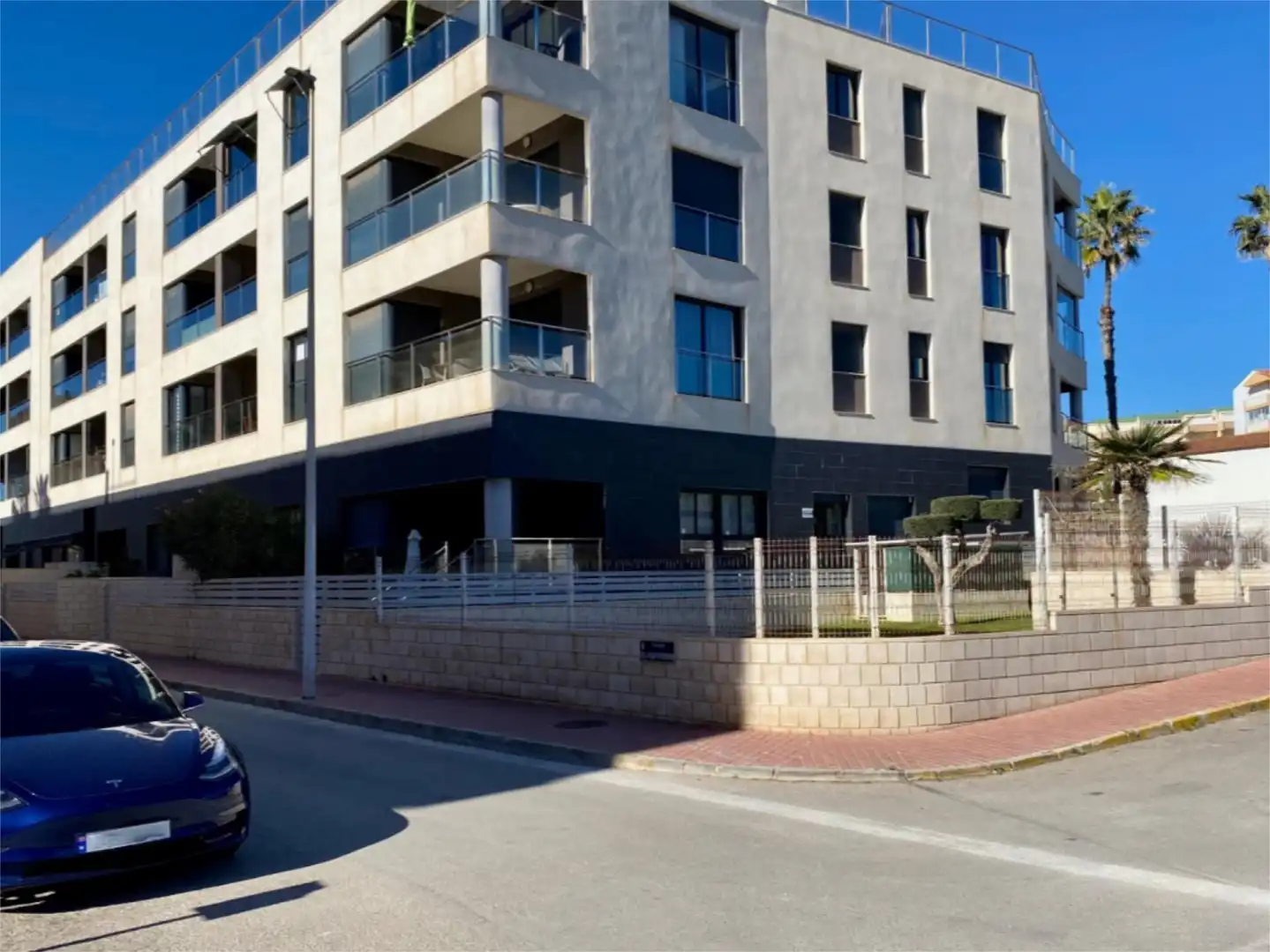 Flat for sale in Via Augusta, 8, El Moncayo - El Pòrtic Exterior view of Flat for sale in Guardamar del Segura with Air Conditioner, Swimming Pool and Furnished