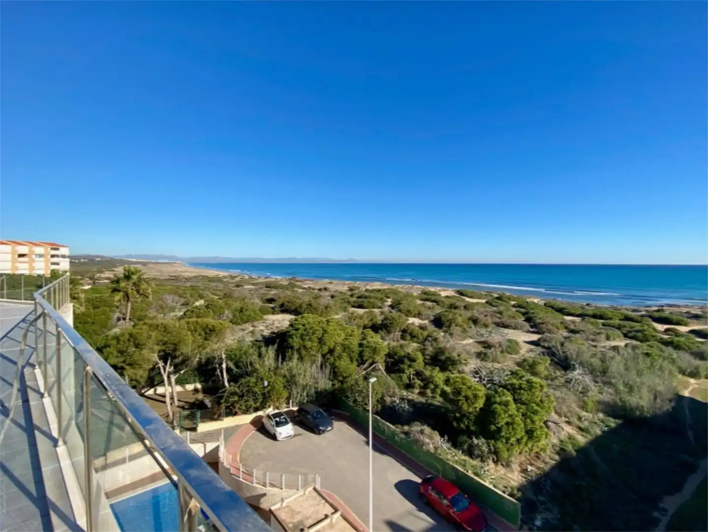Flat for sale in Via Augusta, 8, El Moncayo - El Pòrtic Exterior view of Flat for sale in Guardamar del Segura with Air Conditioner, Swimming Pool and Furnished