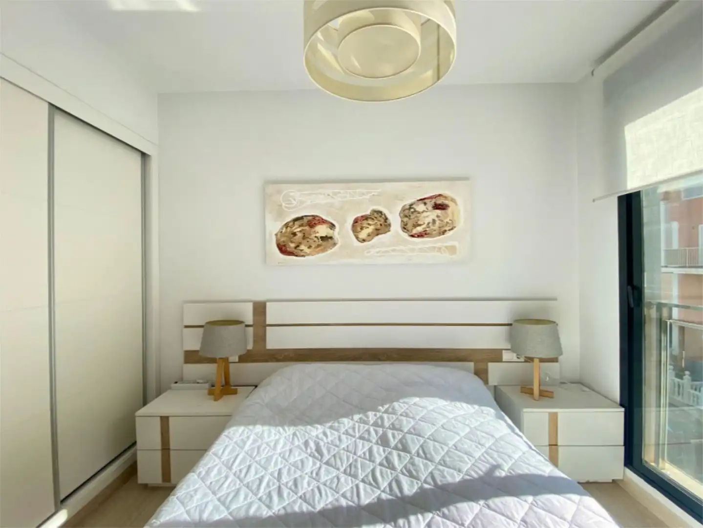 Flat for sale in Via Augusta, 8, El Moncayo - El Pòrtic Bedroom of Flat for sale in Guardamar del Segura with Air Conditioner, Swimming Pool and Furnished