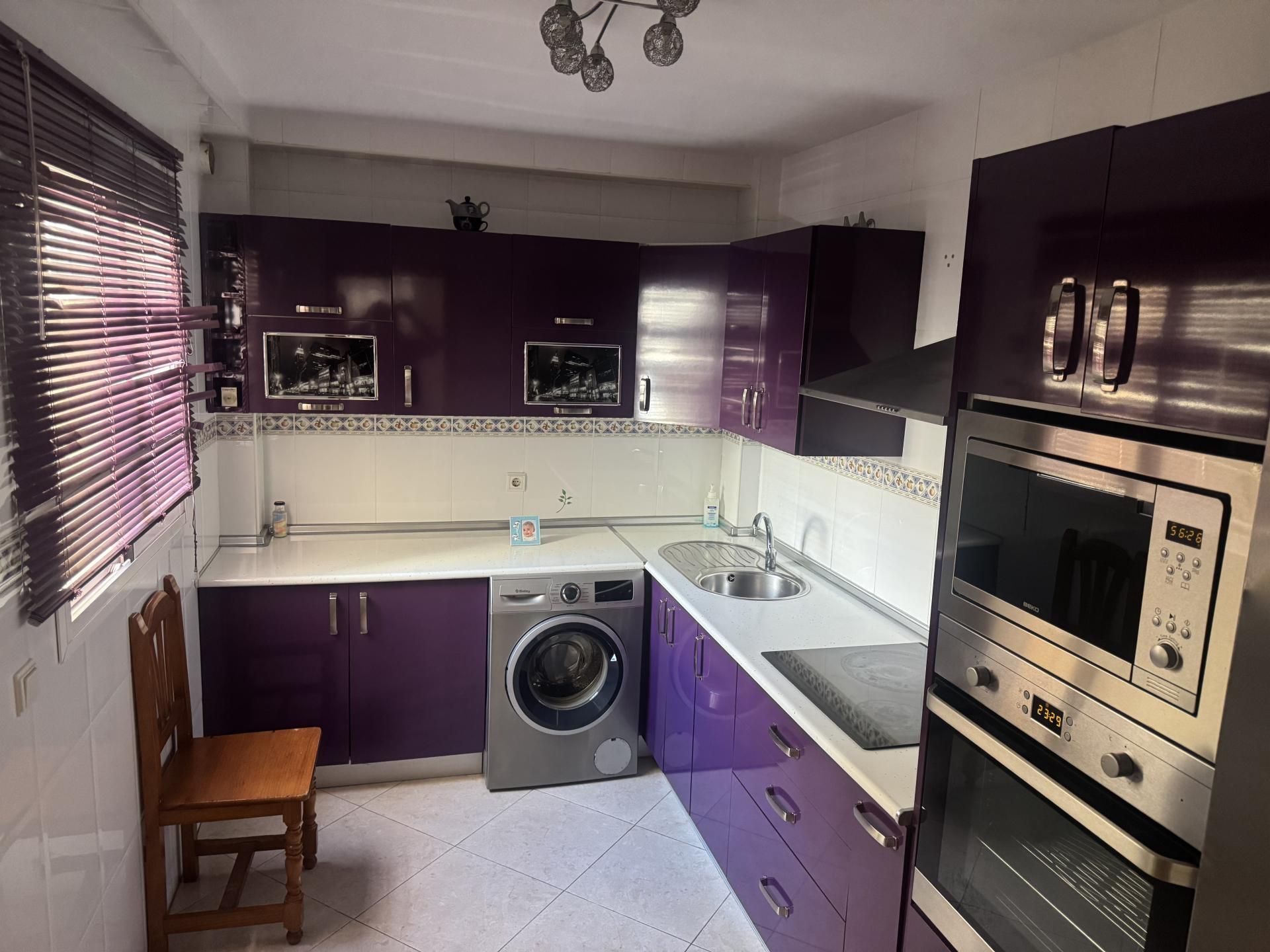 Flat to rent in Avenida Isaac Peral, 32, Centro Kitchen of Flat to rent in Alhaurín de la Torre with Air Conditioner and Balcony