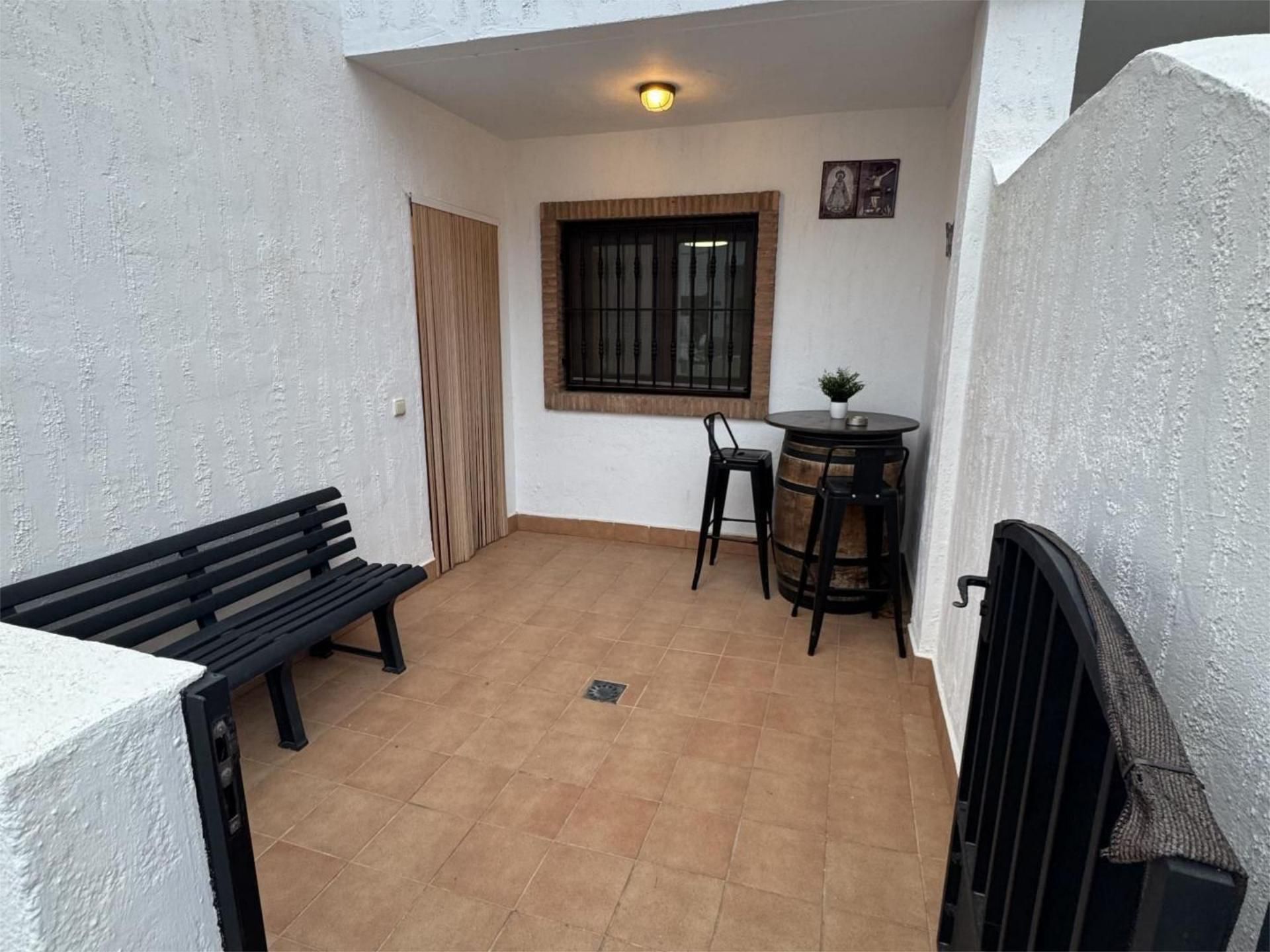 Flat for sale in Calle del Pozo, Fondón Balcony of Flat for sale in Fondón with Air Conditioner, Heating and Private garden