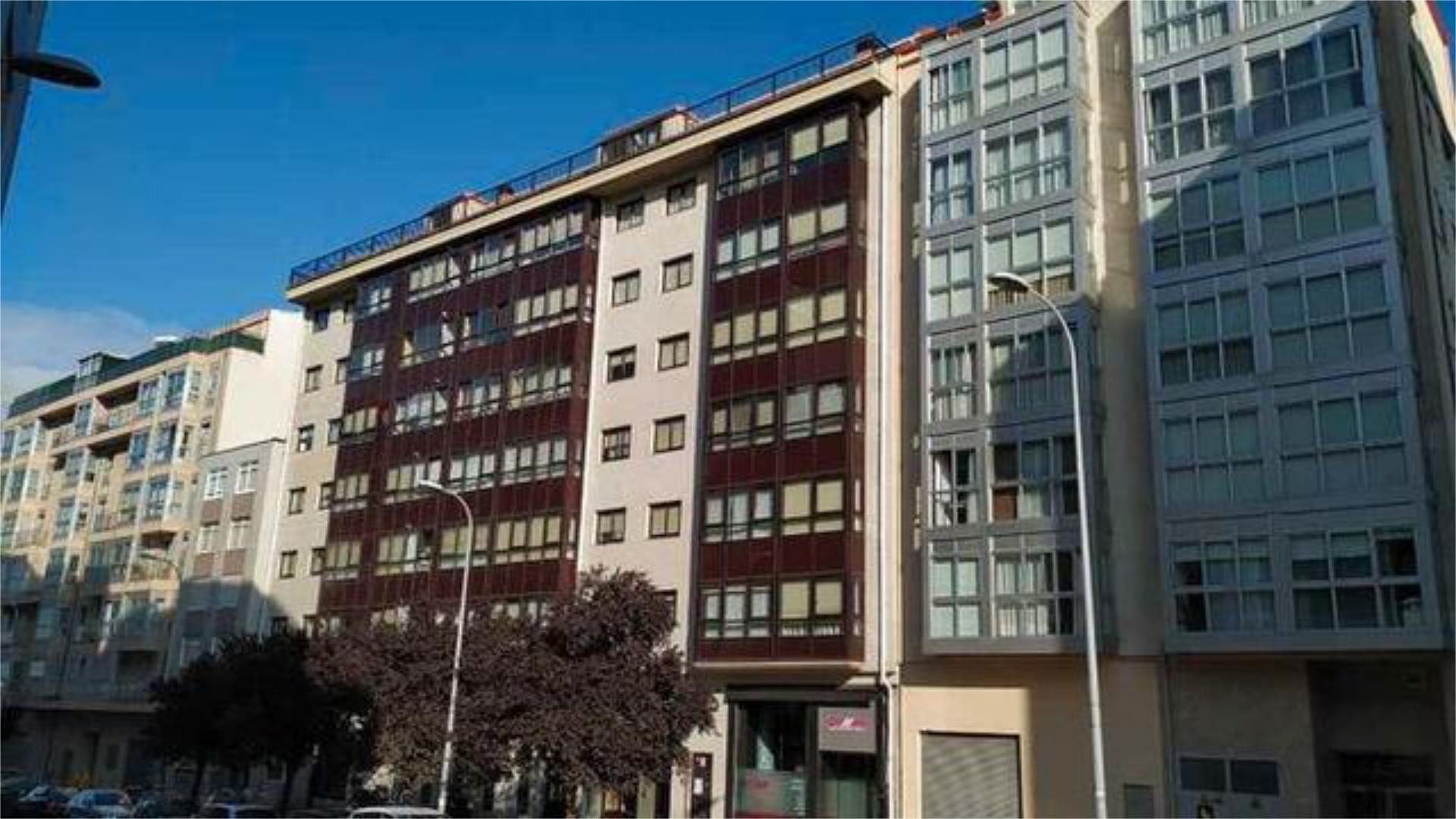 Apartment to rent in Ensanche Exterior view of Apartment to rent in A Coruña Capital with Heating, Storage room and Furnished