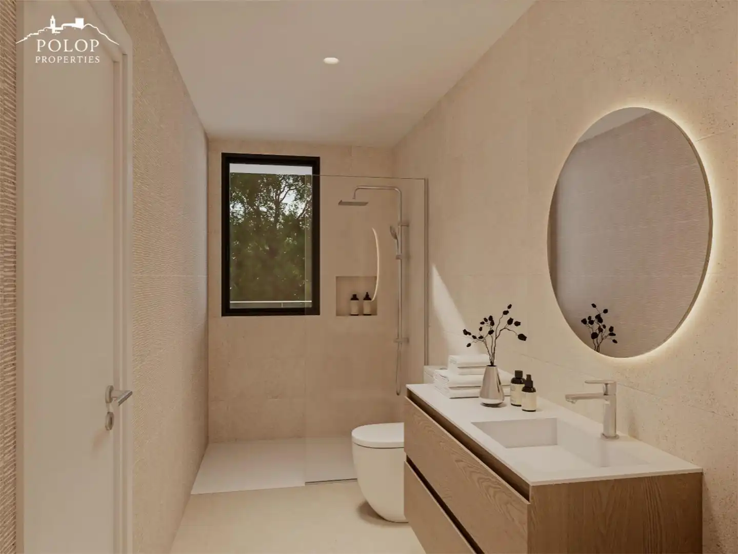 Baño de Piso en venta en Polop con Aire acondicionado, Calefacción y Jardín privado