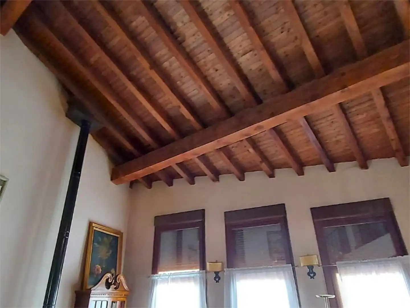 Casa adosada de alquiler en Calle Iglesia, 7, Fresno de Cantespino Comedor de Casa adosada de alquiler en Fresno de Cantespino con Calefacción y Amueblado