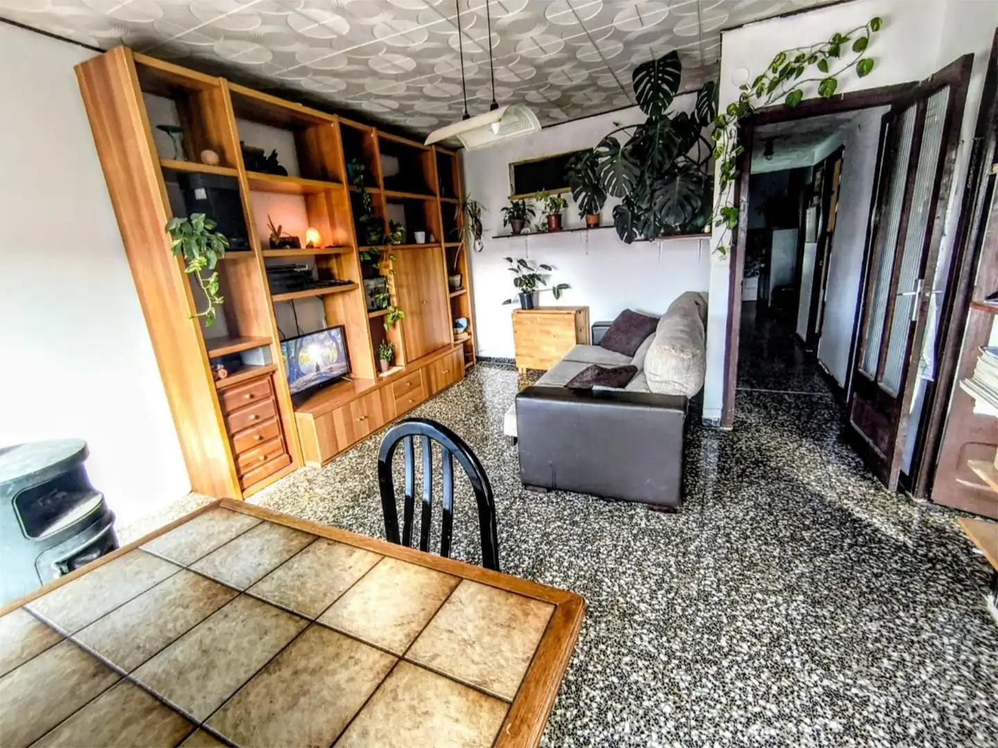 Wohnung zum Verkauf in Carrer Església, 25, Els Guiamets Wohnzimmer von Wohnung zum Verkauf in Els Guiamets mit Heizung, Privatgarten und Terrasse