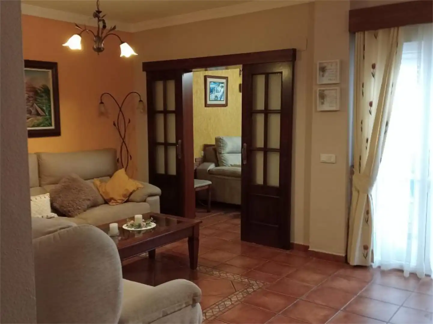 Sala d'estar de Casa adosada en venda en Mazagón amb Terrassa i Balcó