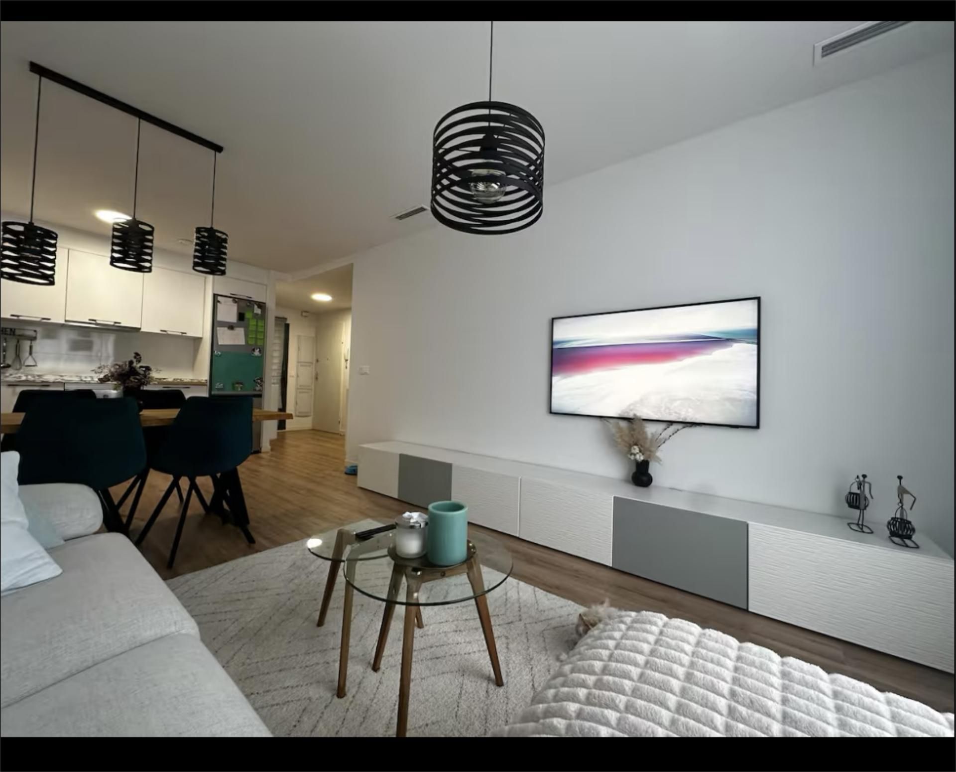 Flat to rent in Calle Abad de Tormes, 2, Colonia Madrid Living room of Flat to rent in Benidorm with Parquet flooring, Swimming Pool and Furnished