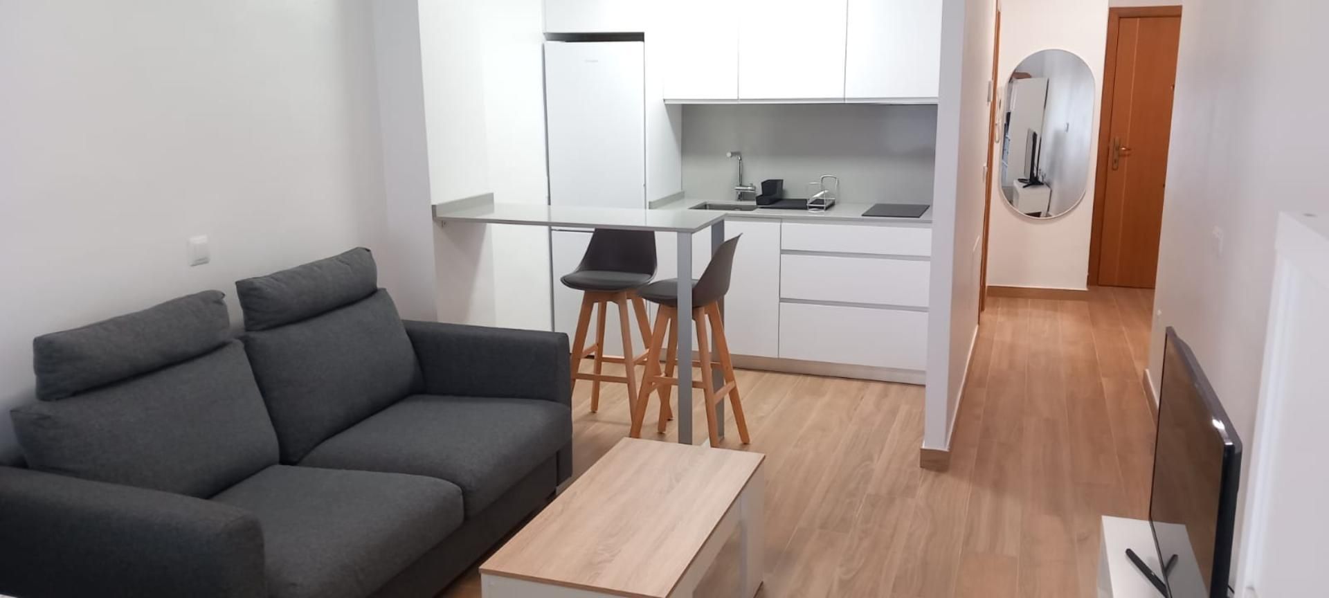 Living room of Study to rent in  Murcia Capital  with Air Conditioner, Heating and Furnished